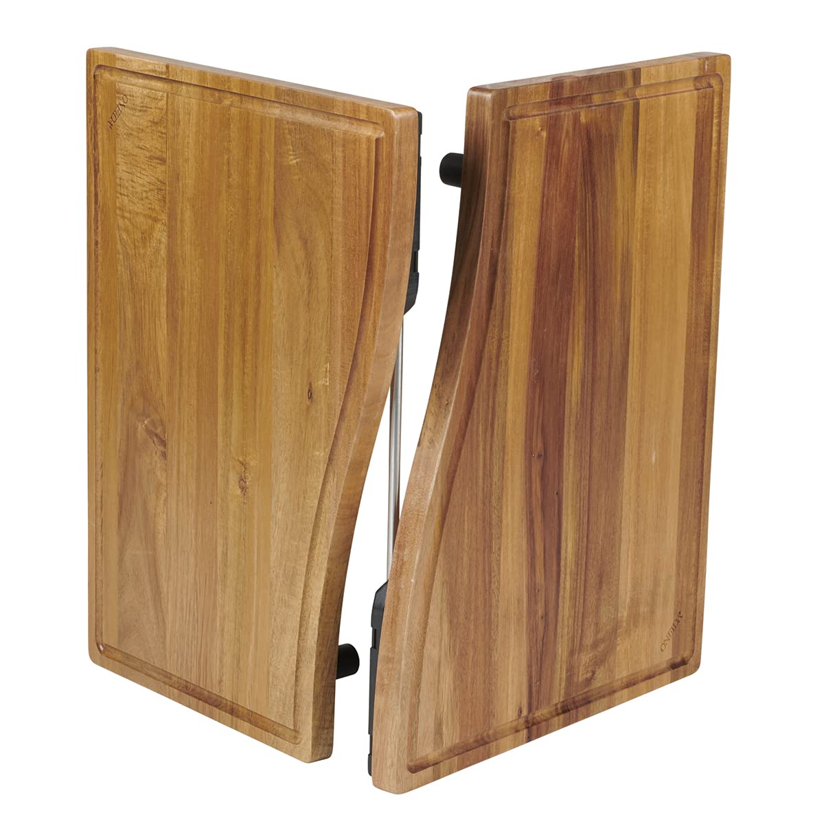 Anchor Hocking SwingBoard Acacia Wood Cutting Board Set - 6-Piece Premium Wooden Chopping Blocks for Kitchen Meal Prep & Serving - Perfect for Home Chefs, Entertaining & Charcuterie Boards