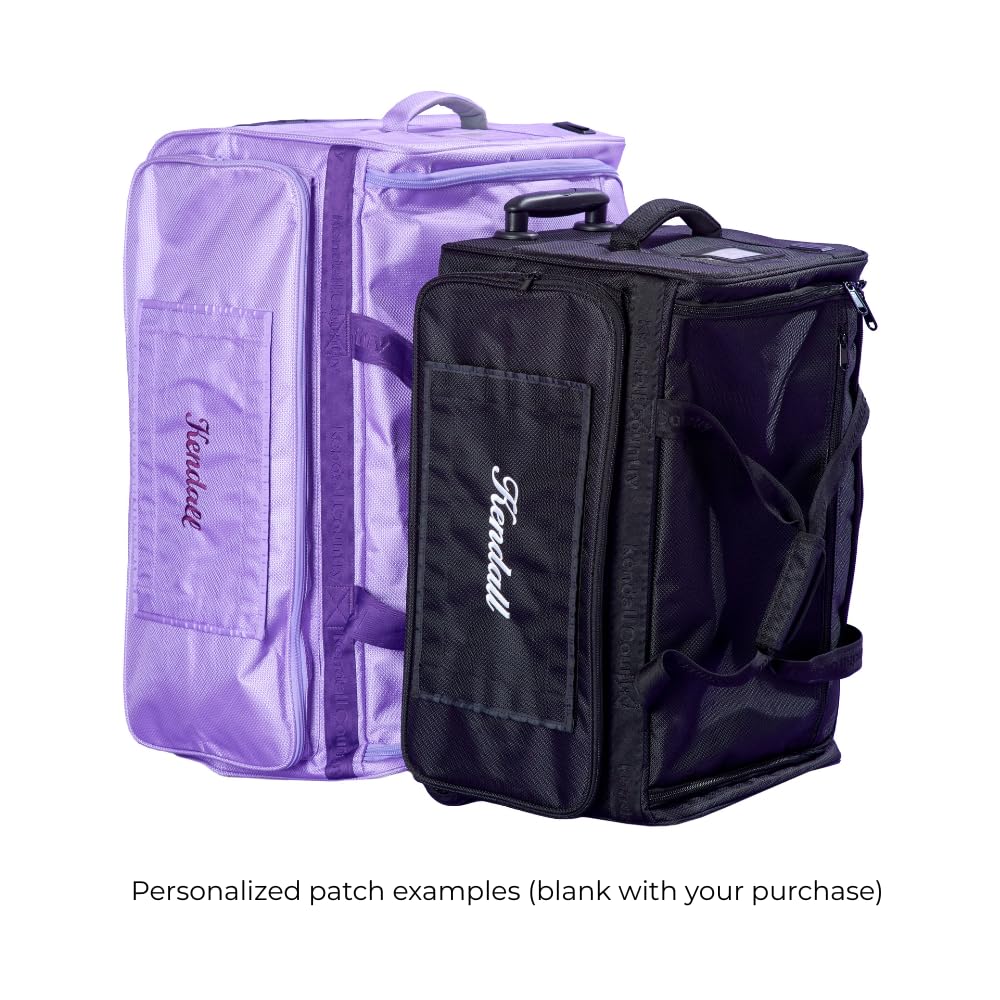 28 Inch Rolling Dance Duffel Bag with Garment Rack - Pink Cotton Candy Luggage for Costumes, Clothes & Travel - Perfect for Dance Competitions, Theater Performances & Gym Storage