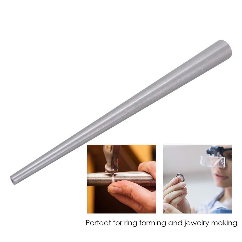 Professional Stainless Steel Ring Stretcher & Expander Tool - Jewelry Making, Ring Sizing & Metal Repair Mandrel for Jewelers, DIY Enthusiasts - Perfect for Resizing Wedding Bands, Engagement Rings & Costume Jewelry