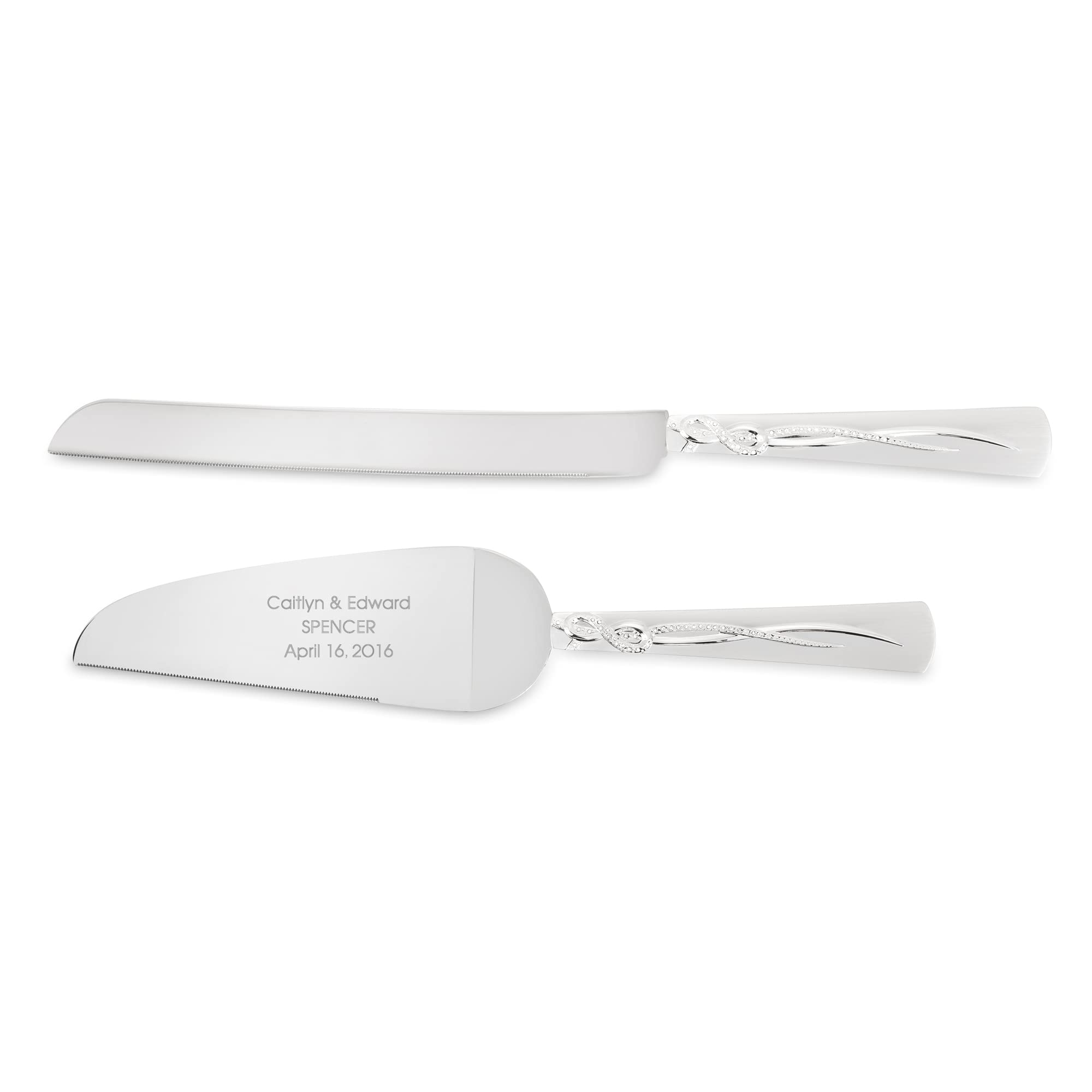 Personalized Infinity Wedding Gift Set - Engraved Keepsake for Couples - Free Customization - Perfect for Anniversaries, Engagements & Bridal Showers