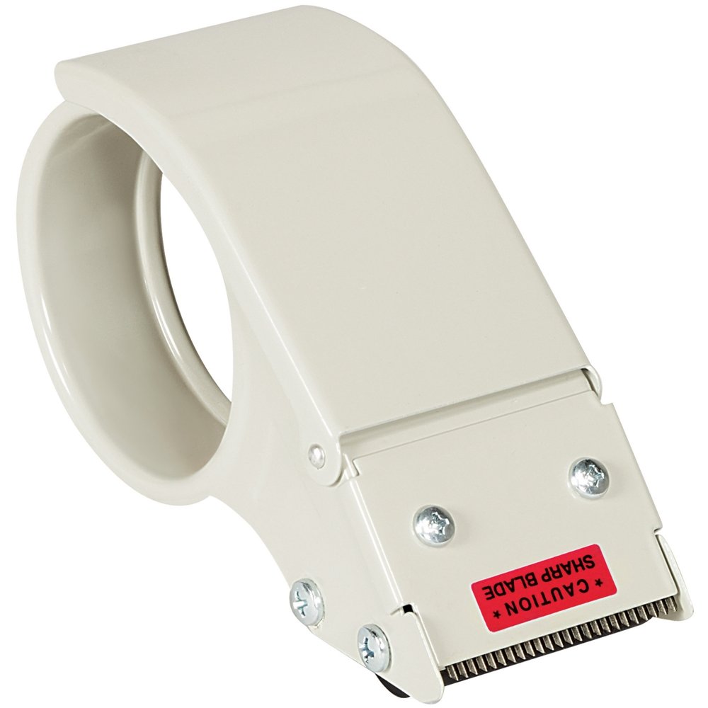 Tape Logic TLTDML2 Heavy-Duty 2-Inch Filament Tape Dispenser - Gray | Durable Packaging Tape Gun for Shipping, Moving & Warehouse Use