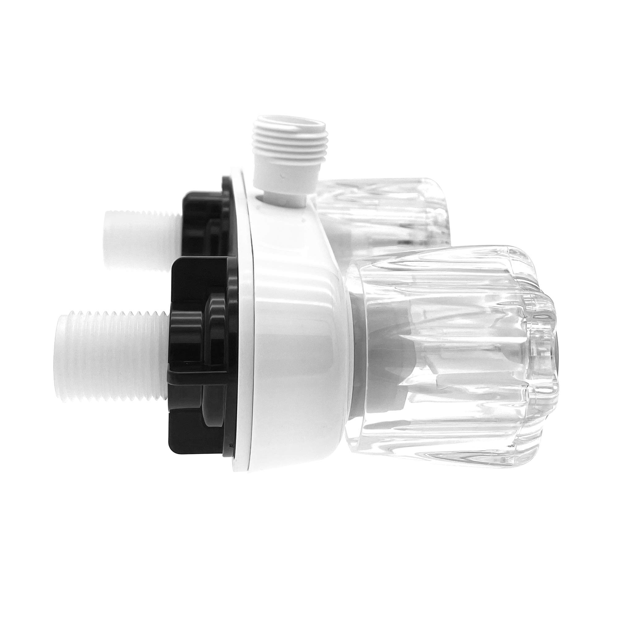 High Pressure RV Shower Head with Hose - Water Saving Showerhead Kit with Guide Ring, Holder & Faucet for RV, Camper, Van, Boat, Motorhome - Perfect for Travel & Outdoor Adventures