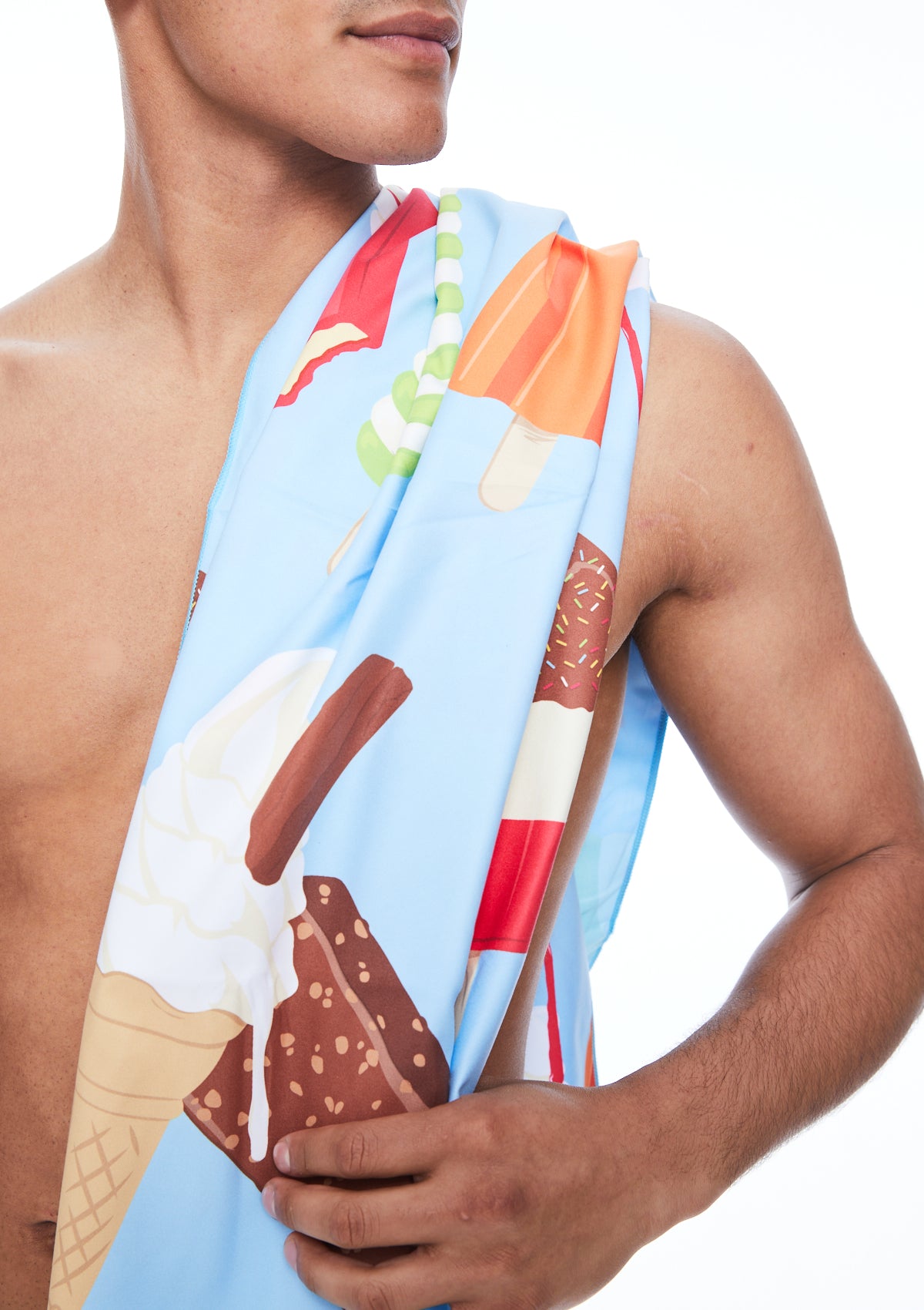 Premium Ice Cream Towel - Soft, Absorbent & Quick-Drying for Ice Cream Lovers - Perfect for Summer Treats, Desserts & Sweet Snacks