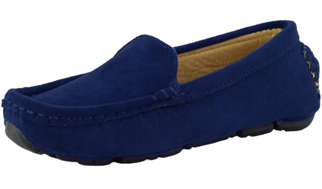 PPXID Suede Slip-On Loafers for Toddler & Kids - Comfortable Casual Shoes for Boys & Girls - Perfect for School, Playdates & Everyday Wear