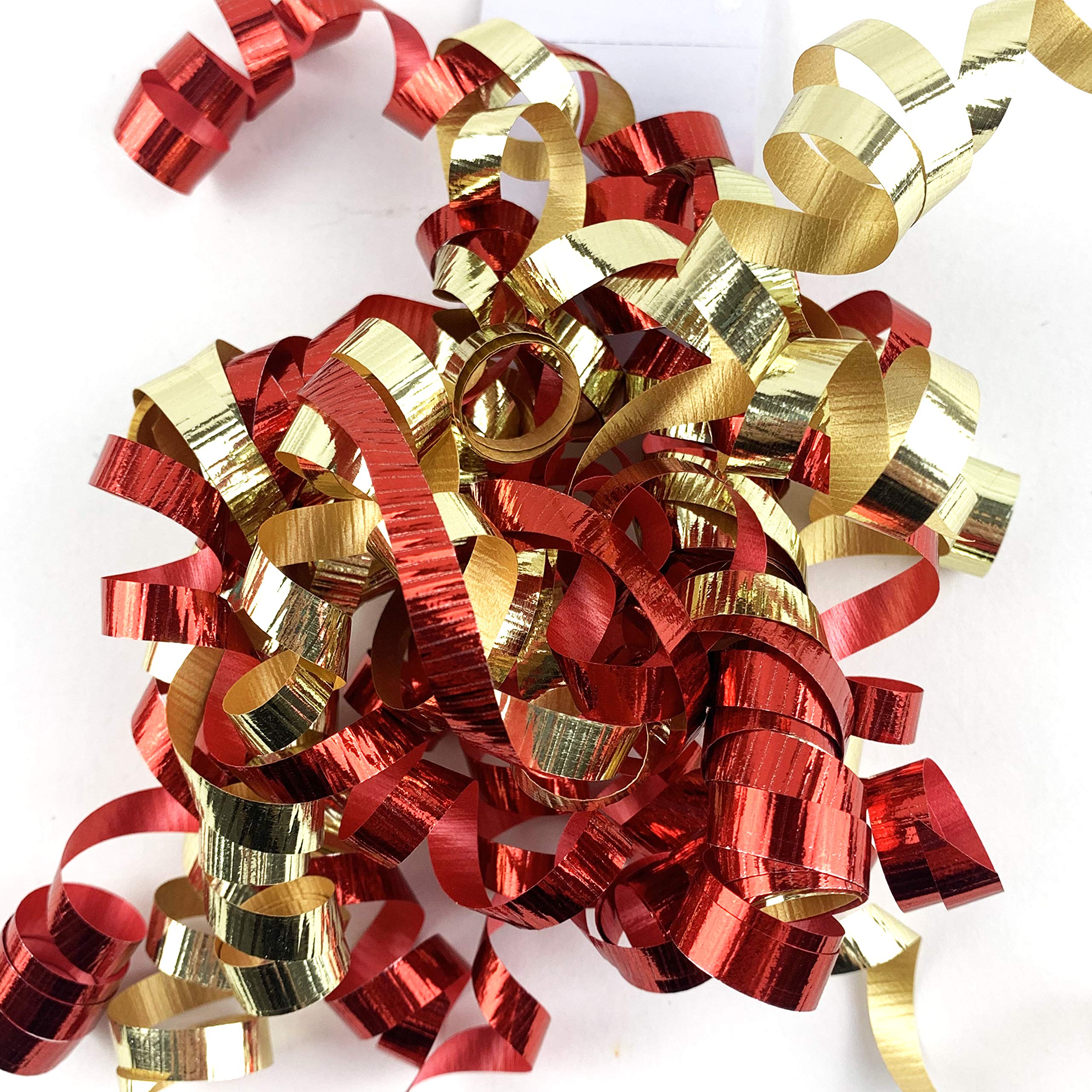 6pc Multicolor Curly Gift Bows - Christmas Decor & Wrapping (5