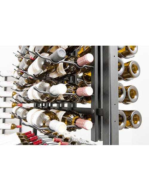 288 Bottle 7 Foot Island Wine Rack Display - Premium Wooden Wine Storage for Restaurants, Bars & Home Cellars - Perfect for Wine Collection Organization & Elegant Entertaining Spaces