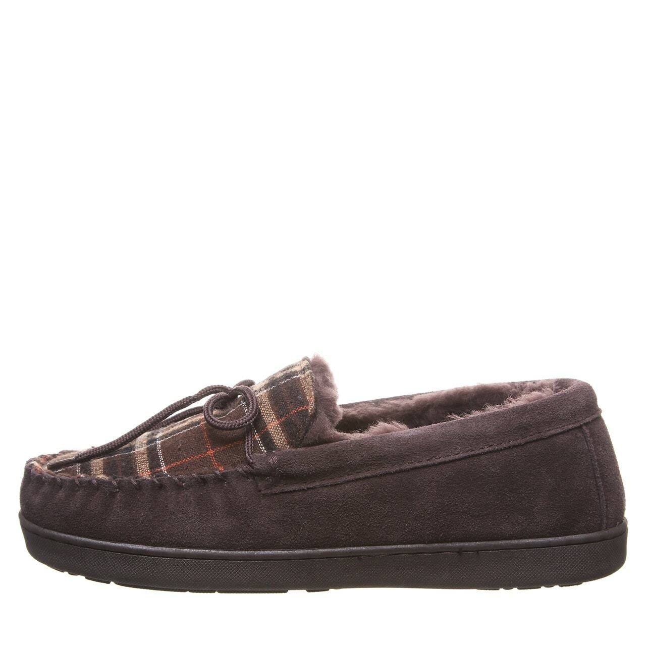 BEARPAW Men's Moc II Slippers - Comfortable Lightweight House Shoes for Men in Multiple Colors | Perfect for Indoor Lounging, Relaxing at Home & Cozy Winter Wear