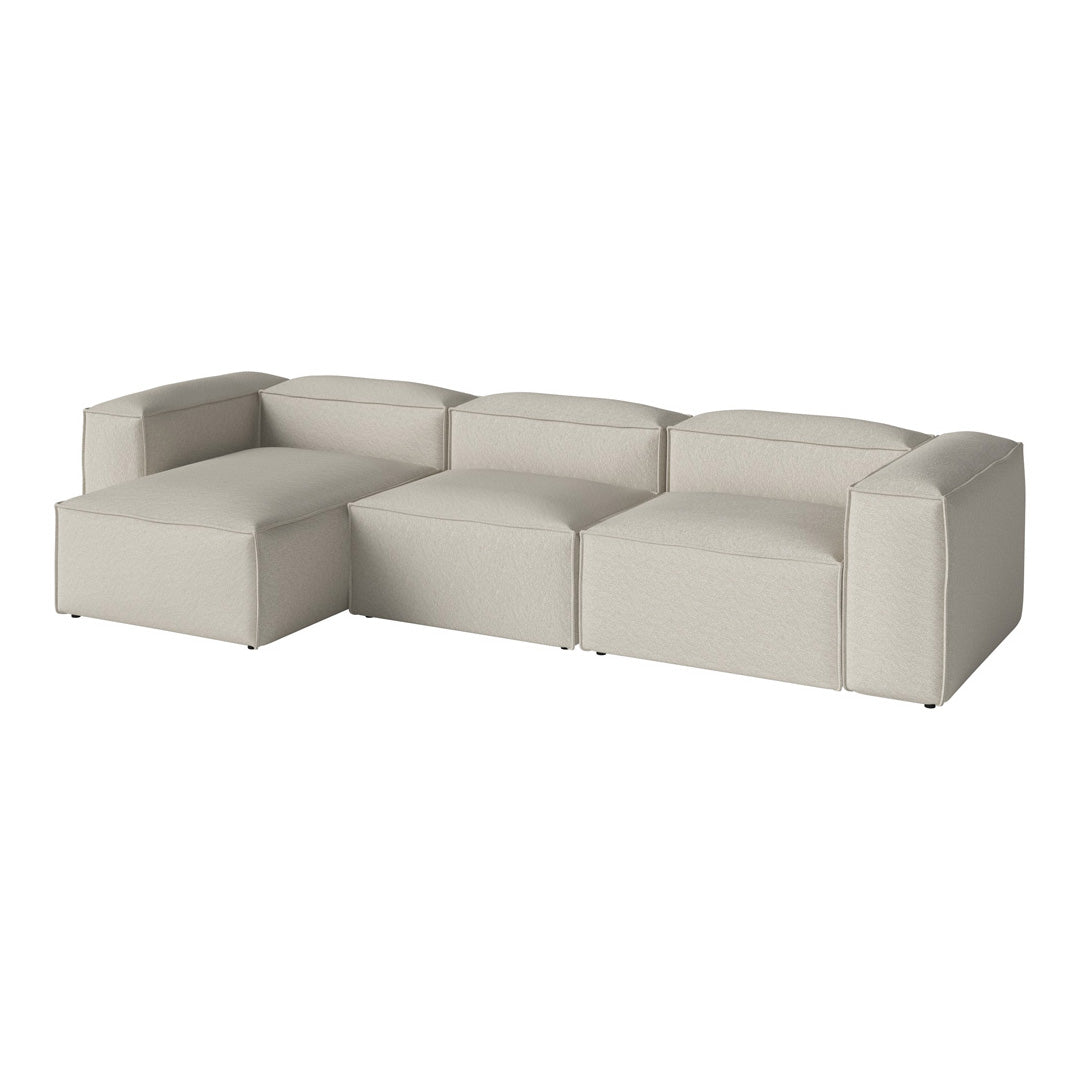Cosima 3-Seater Sofa with Chaise Lounge - Modern Living Room Furniture for Small Spaces, Apartment & Home Decor