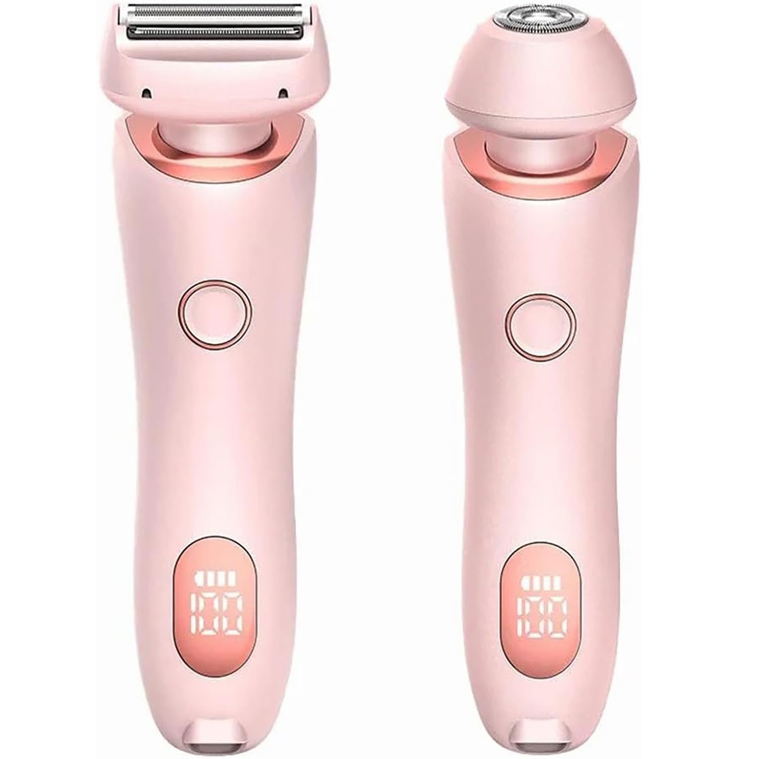 Velvix Smoothshave Electric Razor for Women - 2025 New Pink Pubic Hair Trimmer & Bikini Shaver - Waterproof Cordless Rechargeable Razor for Smooth Skin - Perfect for Travel, Gym & Sensitive Areas