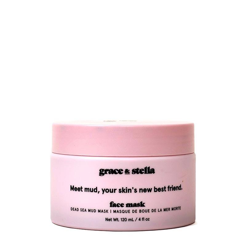 Grace & Stella Dead Sea Mud Mask - Deep Cleansing & Detoxifying Facial Mask for Acne, Blackheads & Oily Skin - Spa Quality Skincare at Home
