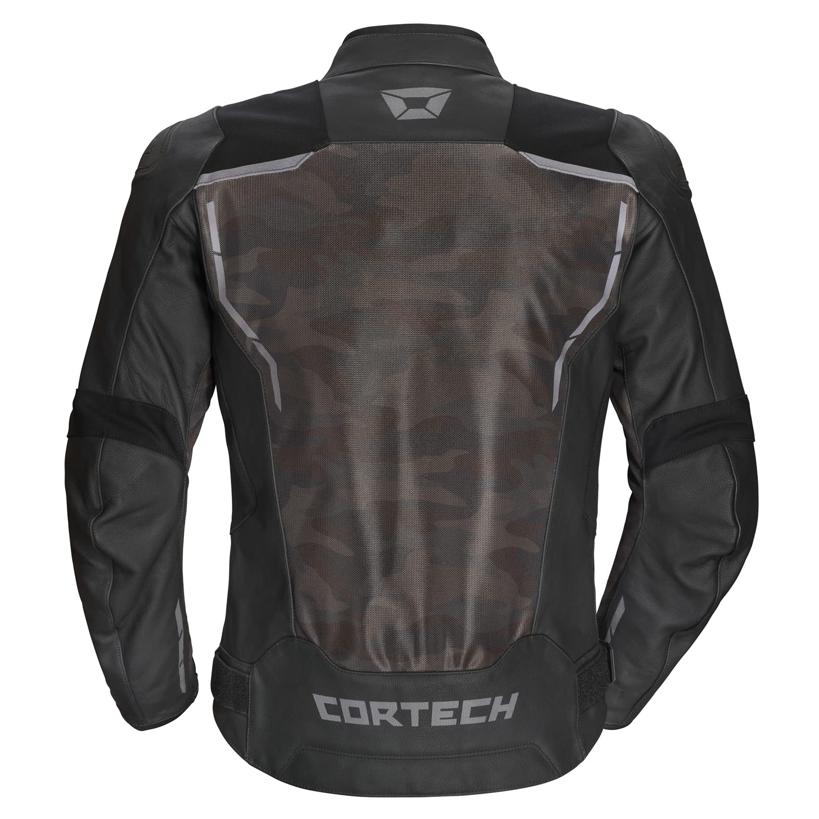 Cortech Vader Motorcycle Jacket - Men's Black Leather Riding Jacket with Armor Protection for Street & Racing Bikes | Perfect for Commuting, Touring & Adventure Riding
