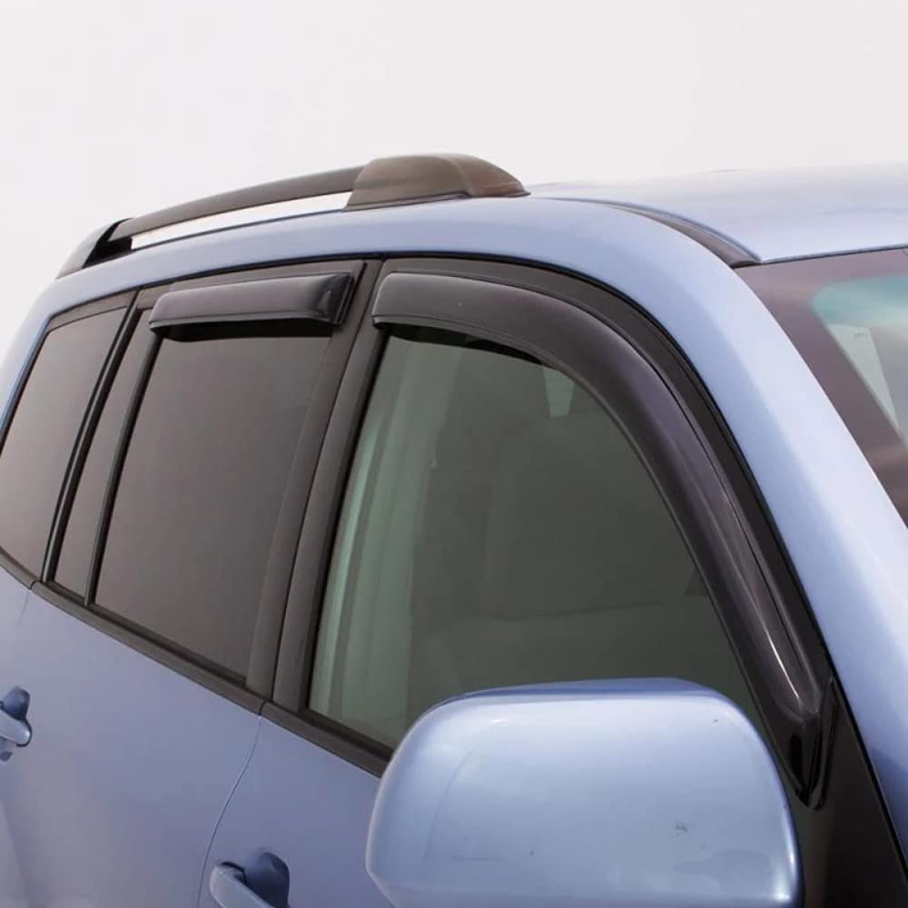 Ventvisor Window Deflector - 4 Piece Set for Car Rain Protection & Airflow - Perfect for Trucks, SUVs, and Sedans