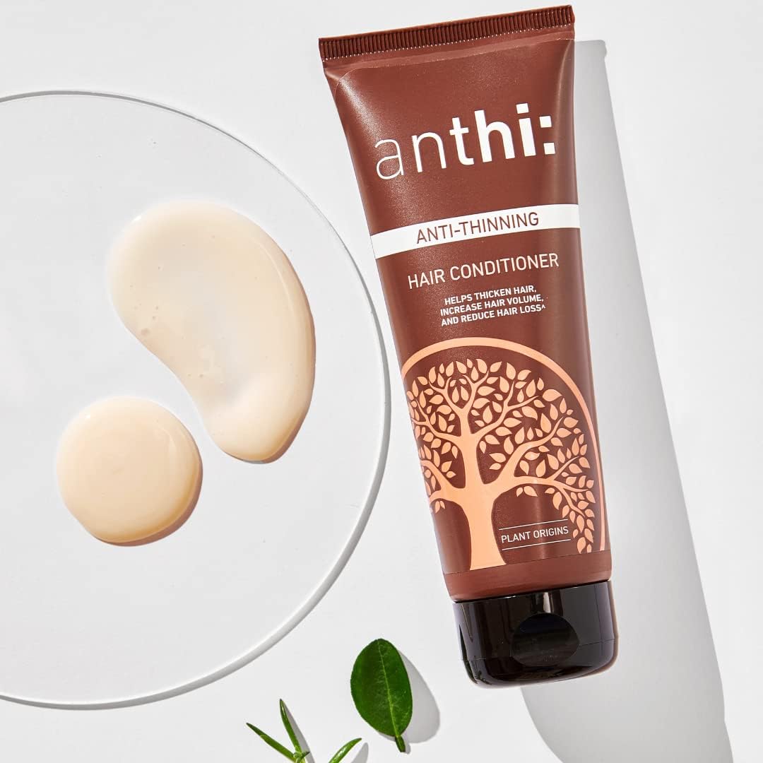 Anti-Hair Thinning Conditioner for Thicker, Fuller Hair - Sulfate & Paraben Free, 100ml Plant-Based Formula - Perfect for Daily Hair Care & Volume Boost