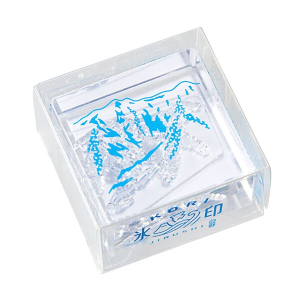 Kori Jirushi Large Ice Cube Stamp - Fun and Creative Ice Cube Maker for Cocktails, Drinks, and Parties - Hitotoki / King Jim Brand