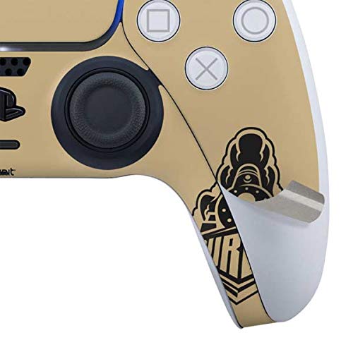 Officially Licensed Purdue Gold Signature Logo PS5 Controller Skin | Custom Gaming Decal for Playstation 5 | Durable Protective Cover for Enhanced Grip & Style