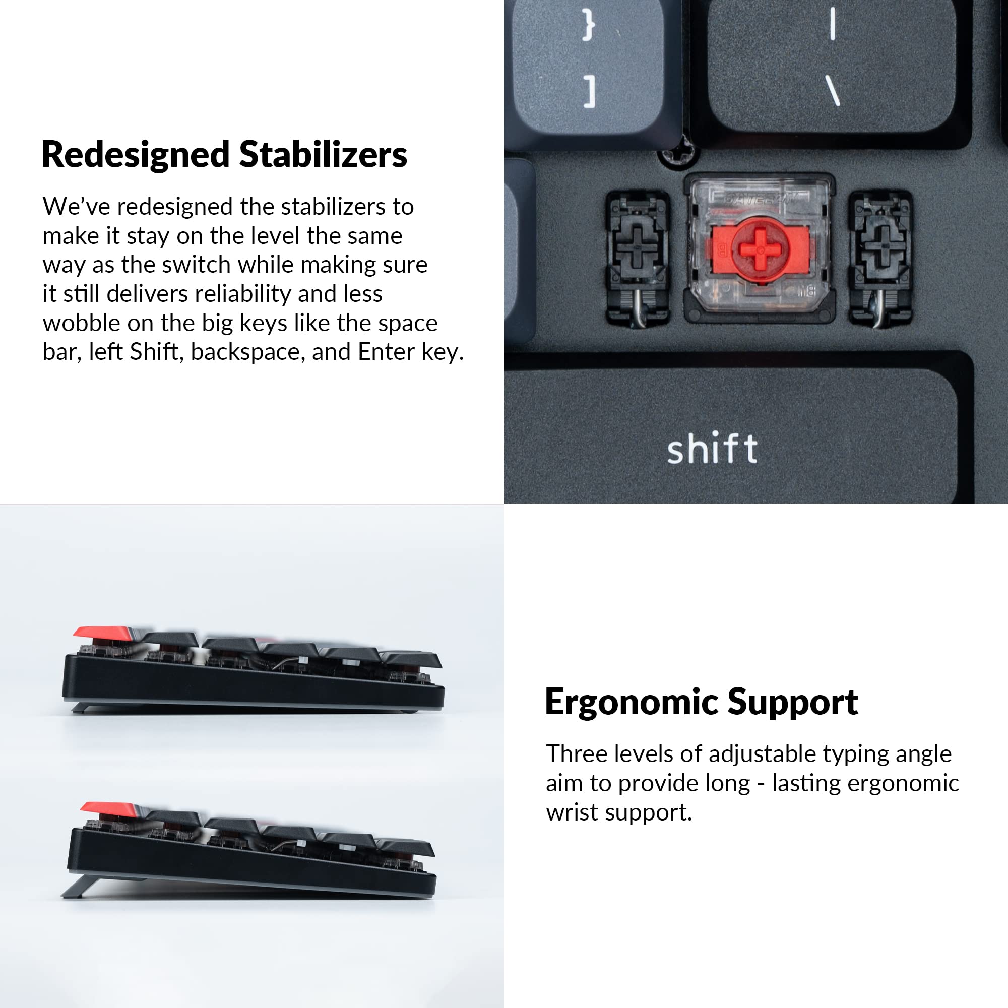 Keychron K1 Pro TKL Ultra-Slim Wireless Mechanical Keyboard - Hot-Swappable Low-Profile Gateron Brown Switches, RGB Backlit PBT Keycaps - Compatible with Mac, Windows, Linux - Perfect for Office Work, Gaming & Programming