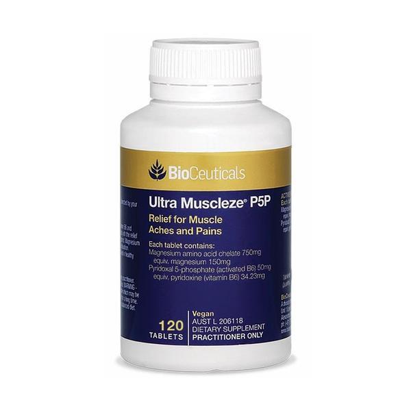 BioCeuticals Ultra Muscleze P5P - Premium Vitamin B6 Supplement for Muscle Recovery & Nerve Support | Post-Workout, Athletic Performance & Stress Relief