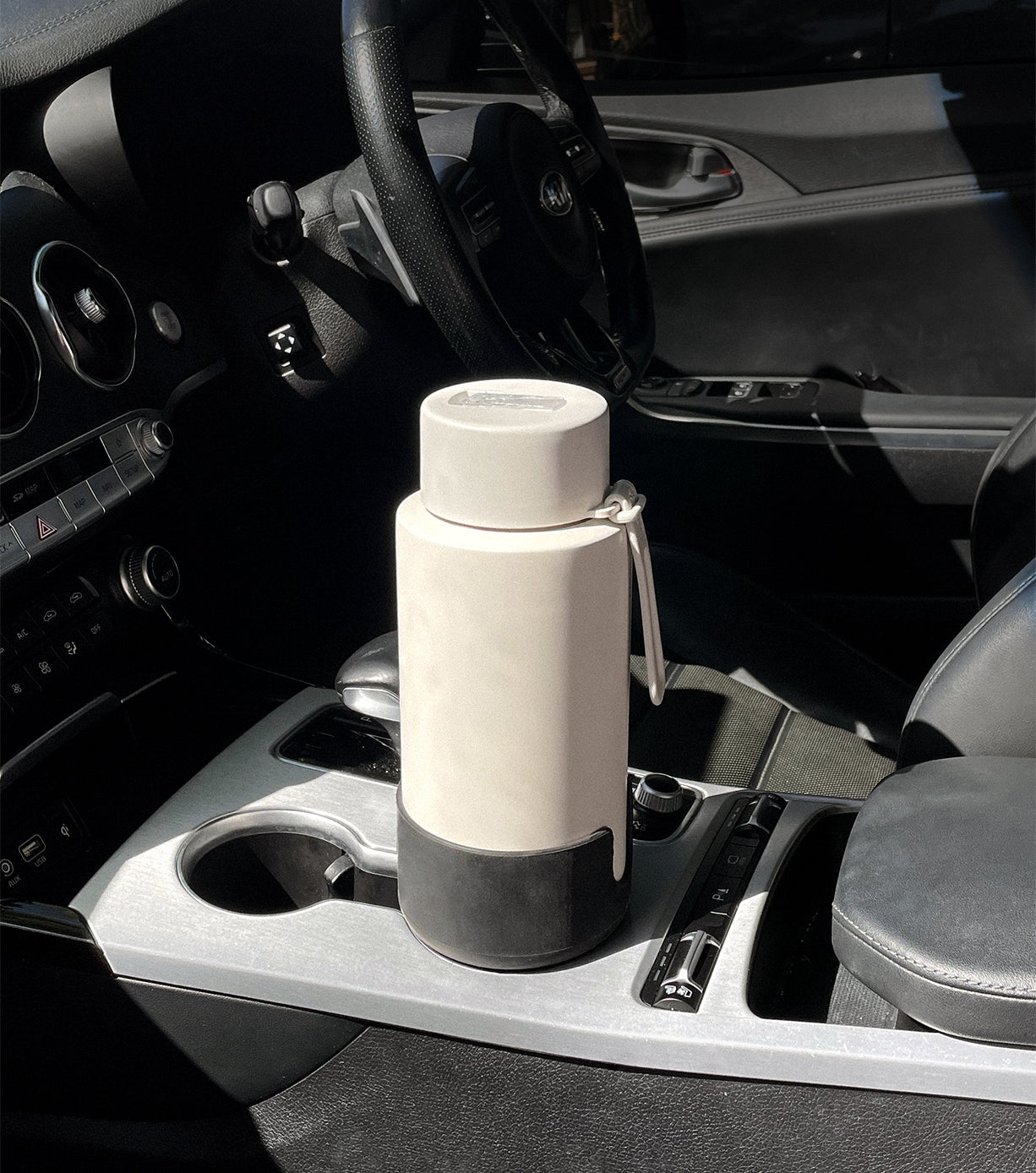 Universal Car Cup Holder Expander - Fits Most Vehicles, Extends & Stabilizes Large Cups & Bottles - Perfect for Travel, Commuting & Road Trips