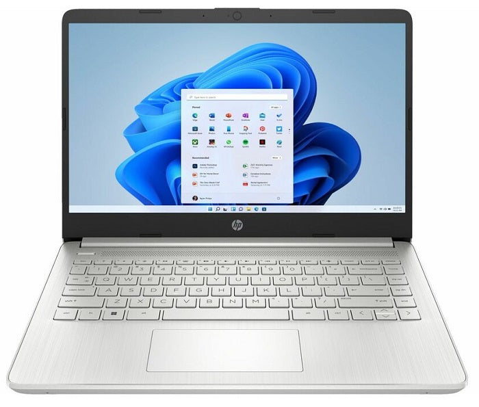 Refurbished HP 14 DQ Laptop - Intel Pentium Silver, 4GB RAM, 128GB SSD | Lightweight & Portable for Students, Work & Everyday Use