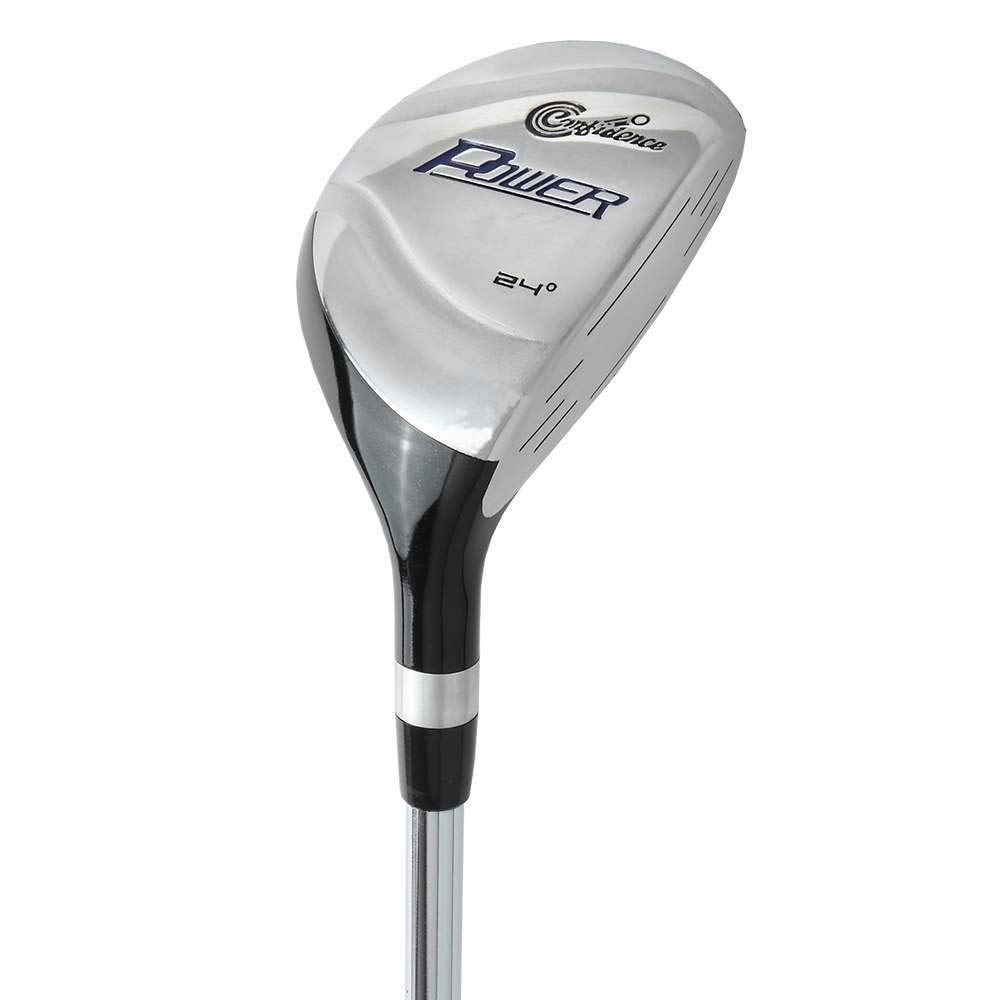 Confidence Golf Men's Power V3 +1 Inch Club Set with Stand Bag - Complete Golf Equipment for Beginners & Intermediate Players (Perfect for Driving Range & Course Play)