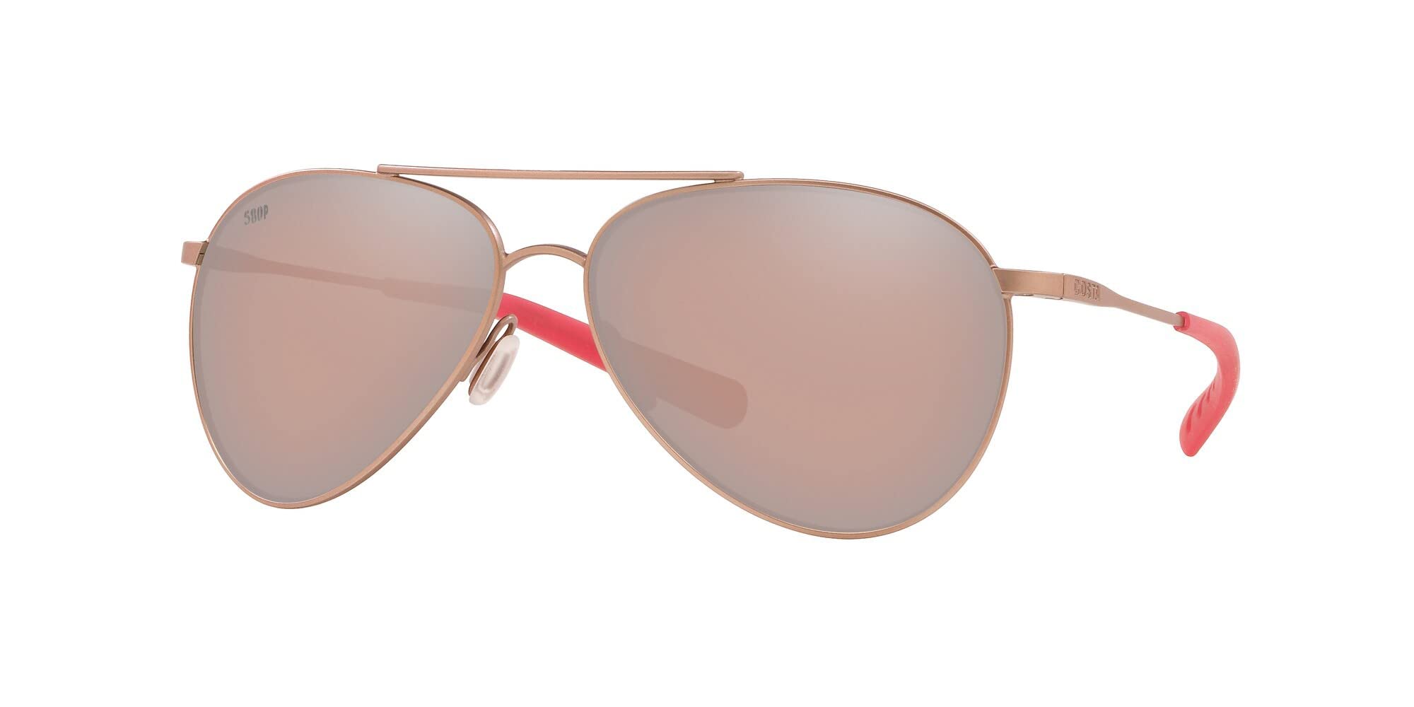 Costa Del Mar Men's Piper Aviator Sunglasses - Polarized UV Protection Sunglasses for Driving, Fishing & Outdoor Activities