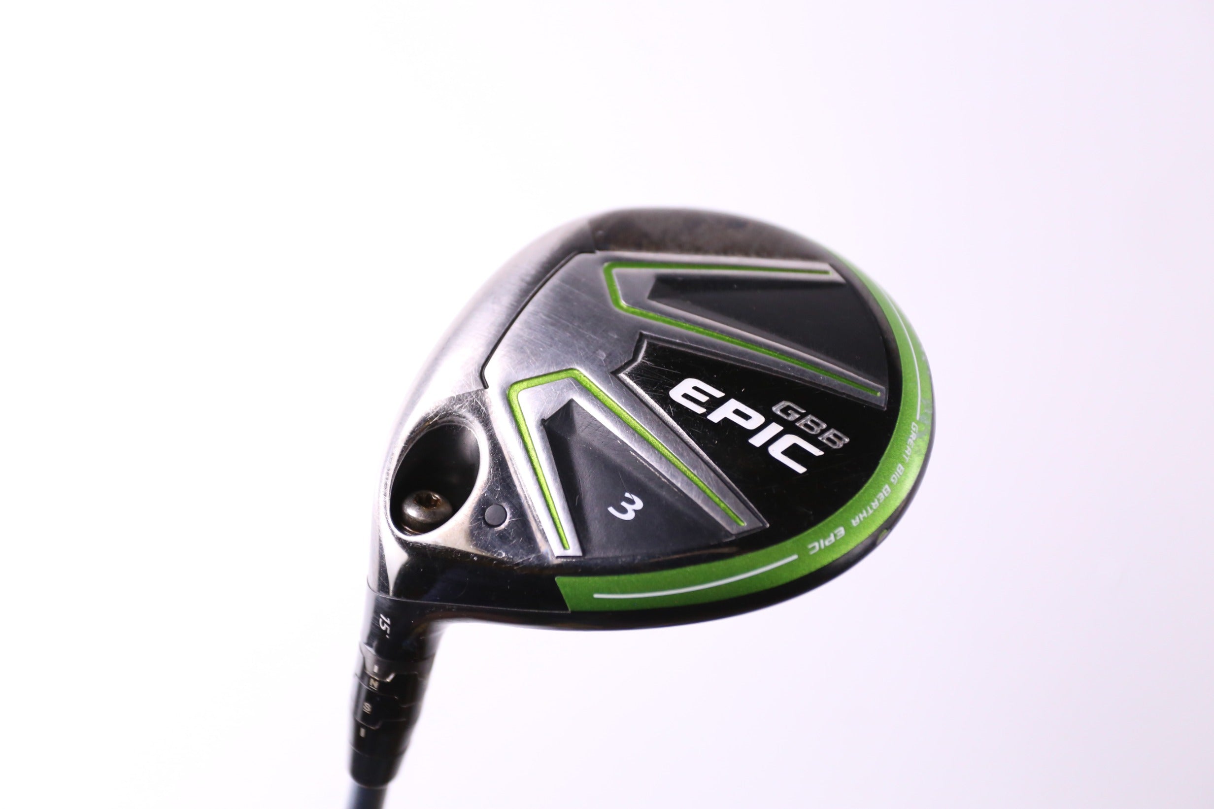 Used Callaway GBB Epic 3 Wood Left Handed 15° Stiff Flex Golf Club - Perfect for Left-Handed Golfers & Driving Range Practice