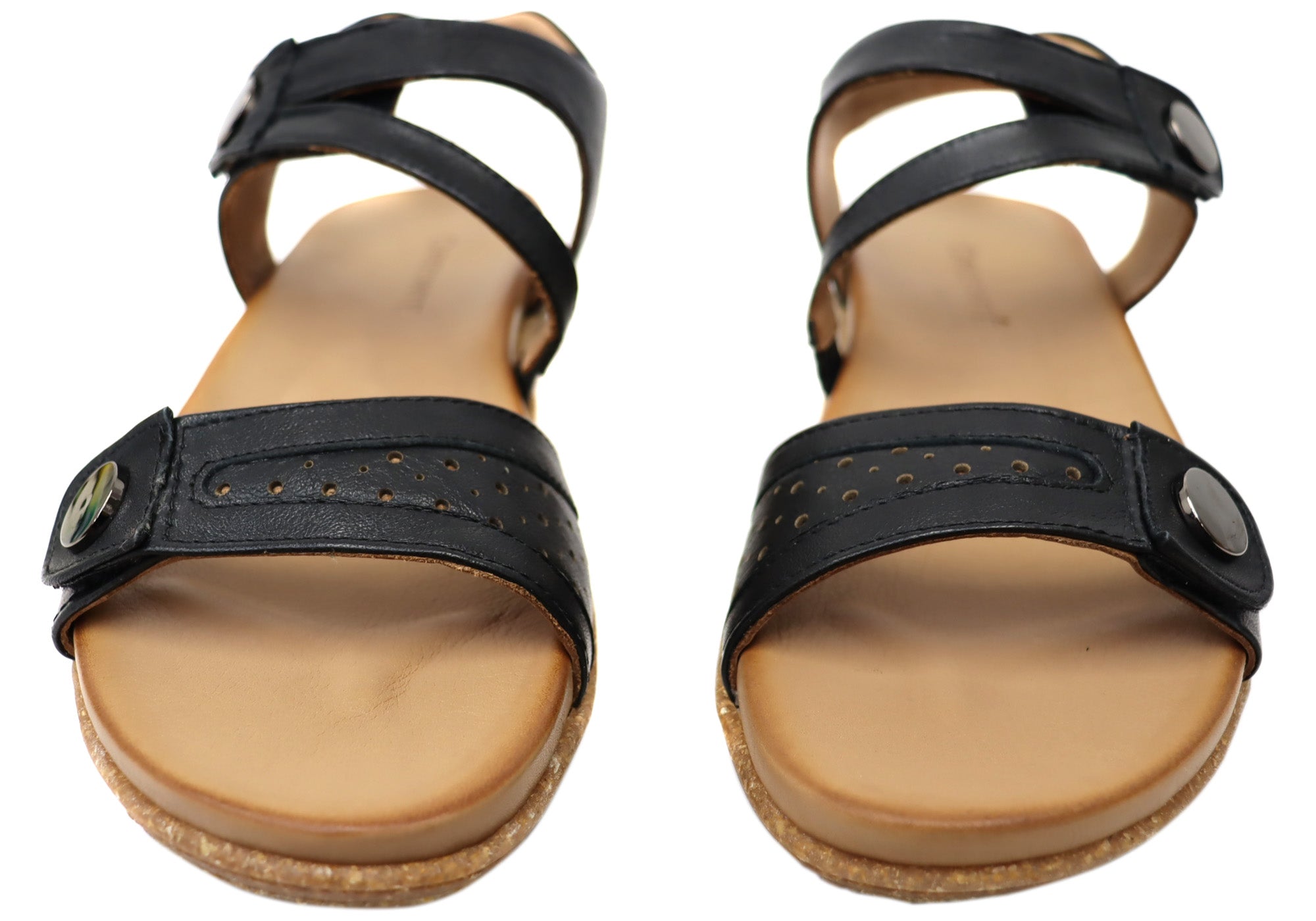 Orizonte Sorrento Women's Comfortable Leather Sandals - European Style Summer Casual Shoes for Beach, Vacation & Daily Wear