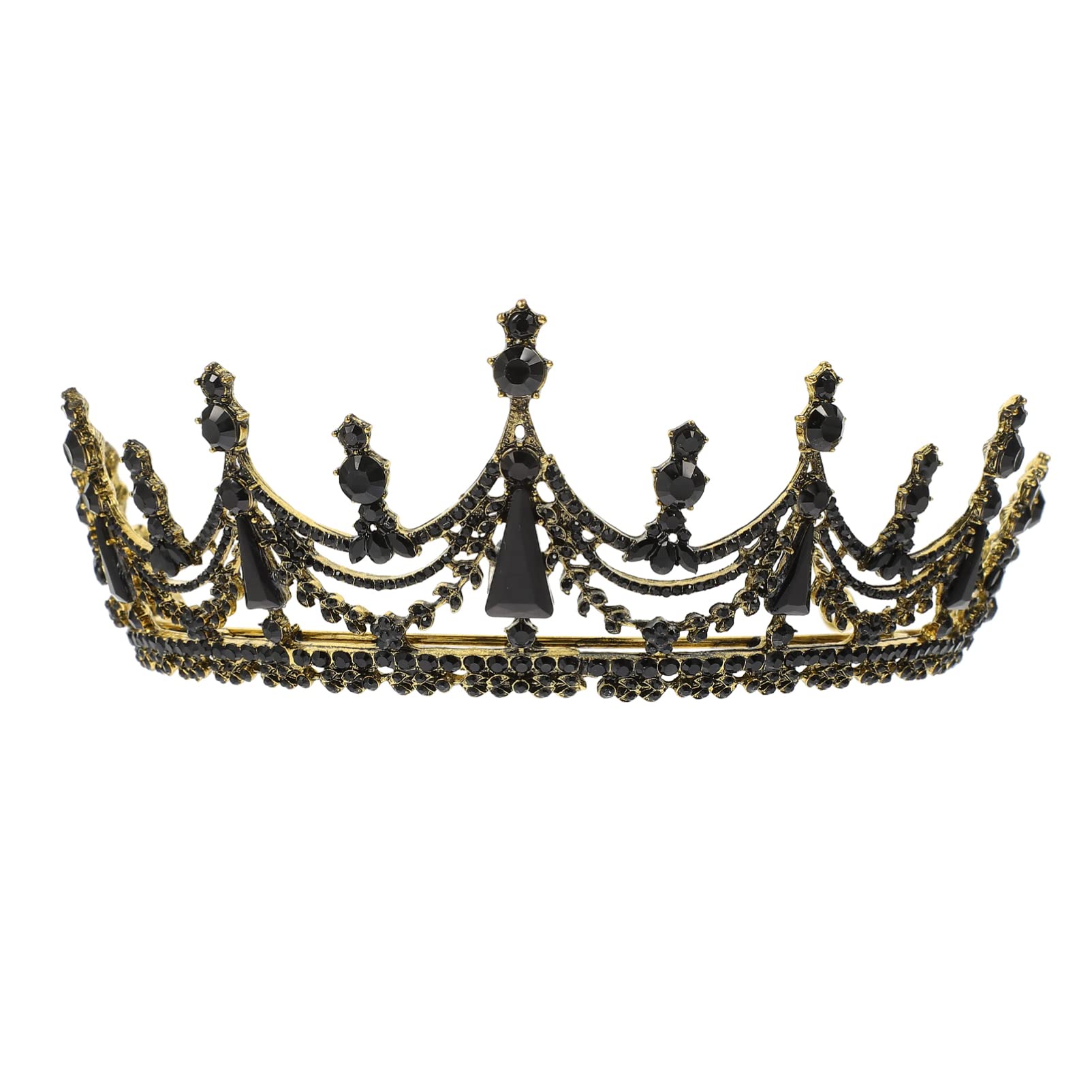 Exquisite CALLARON Rhinestone Wedding Tiara Headpiece for Brides – Elegant Gothic Alloy Crown with Diamond Accents | Perfect for Bridal Ceremonies, Prom, Pageants & Special Occasions