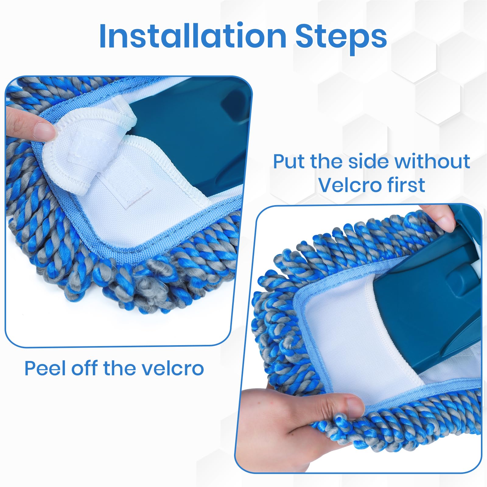 Best Dust Mop for Hardwood Floors - Wet & Dry Microfiber Flat Mop with 57