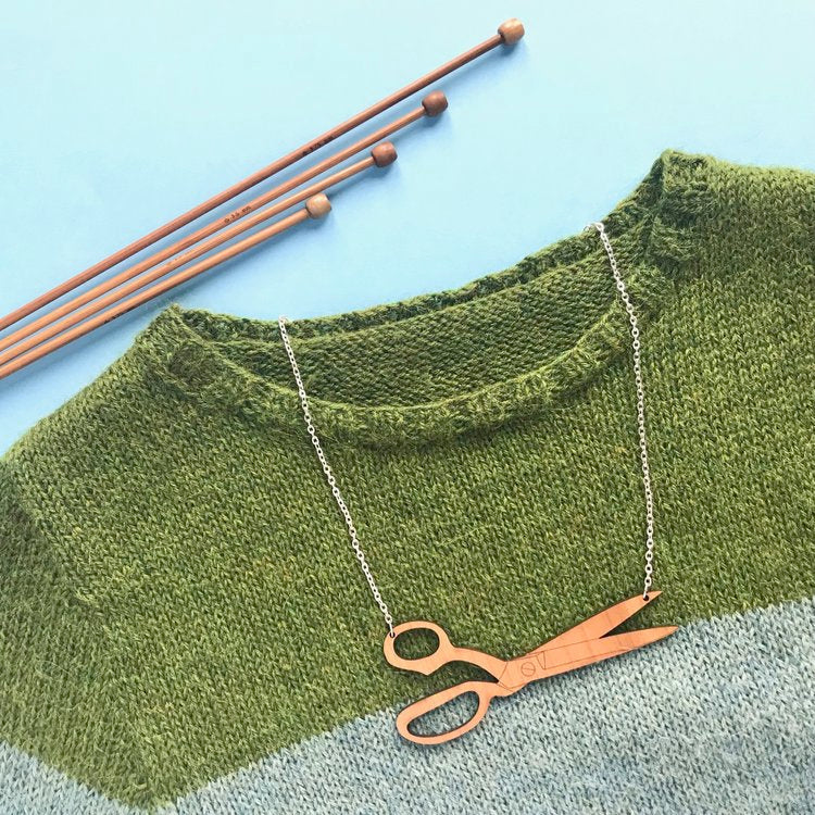 Stylish Scissors Pendant Necklace - Cepheid Studio | Fashion Jewelry for Hairdressers & Barbers | Perfect Gift for Stylists & Salon Professionals