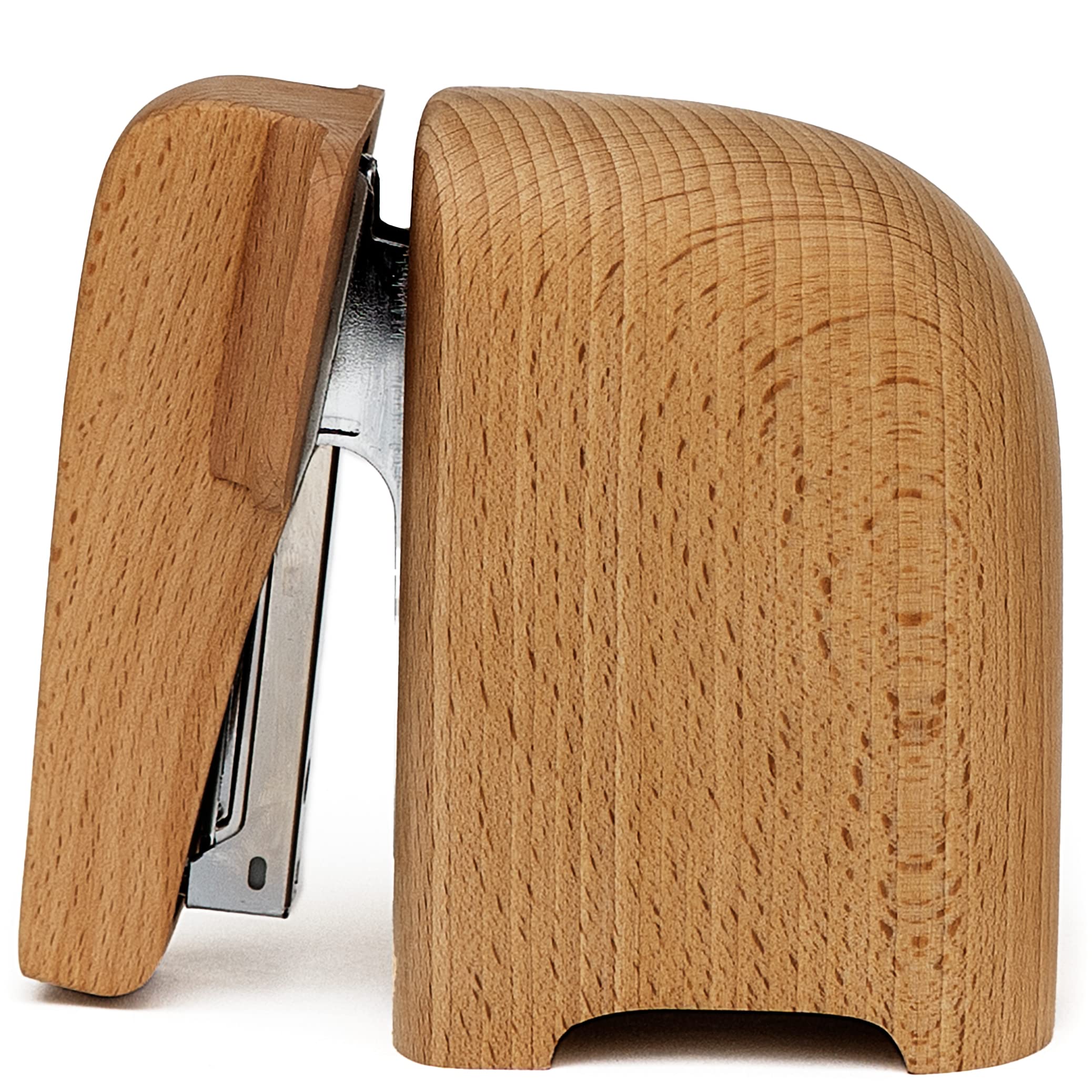 Wooden Elephant Stapler for Office & Desk Decor | Unique Elephant Gifts for Animal Lovers | Creative Office Supplies & Desk Accessories | Perfect for Home Office, School, or Gift Giving
