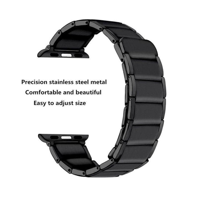 Premium Stainless Steel Magnetic Loop Strap for Apple Watch Series 2/3/4/5/6 (38mm/40mm/42mm/44mm) - Elegant & Secure Replacement Band for Workouts, Office & Everyday Wear
