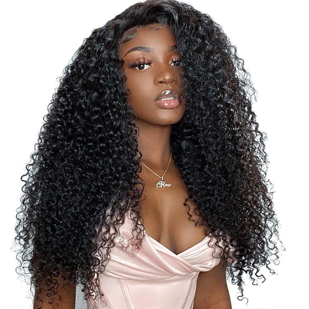 Brazilian Jerry Curly Human Hair Bundles 16 18 20 Inches - 100% Virgin Unprocessed Kinky Curly Hair Extensions (1B Color) for Weaving, Styling & Natural Look - Perfect for Daily Wear, Parties & Special Occasions