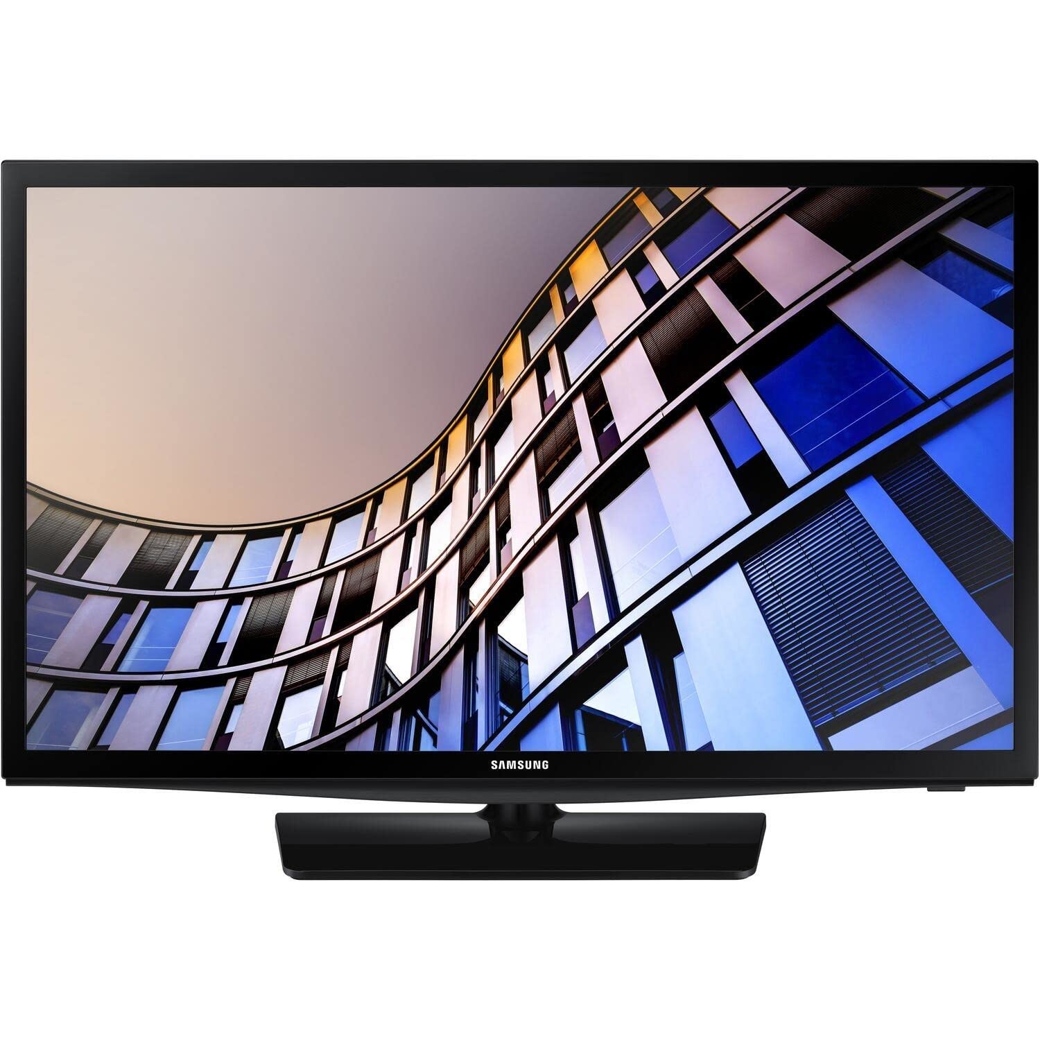 Samsung N4300 24 Inch Smart TV with Ultra Clean View & PurColor Technology - Full HD Streaming TV with HDMI, USB Ports & Built-in TV Plus - Ideal for Gaming, Bedroom, Dorm Room & Small Spaces