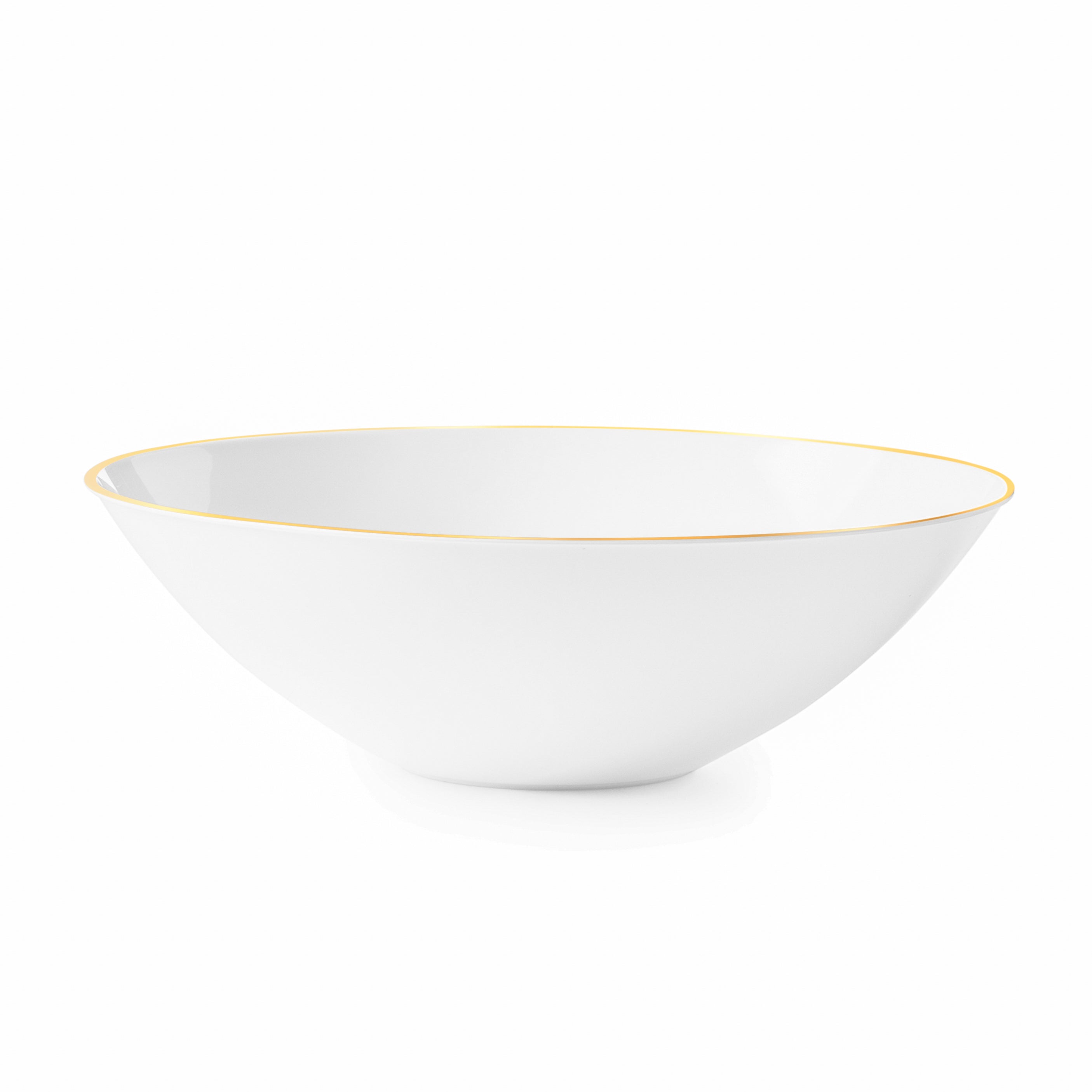7 Inch Round Plastic Soup Bowls - 16oz BPA-Free Reusable Microwave Safe Dishware for Ramen, Cereal, Salads | Eco-Friendly Durable Bowls for Home, Restaurant & Outdoor Picnics
