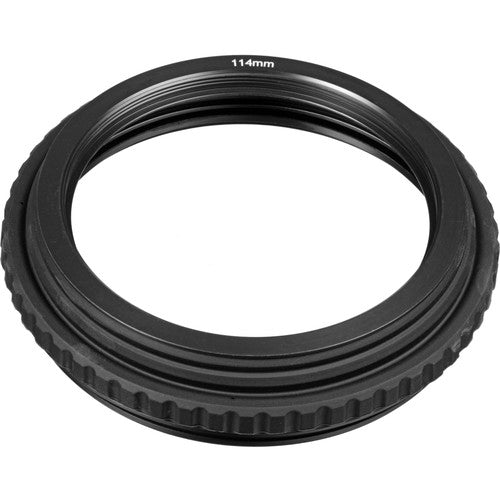 Bright Tangerine 143mm Rubber Donut with 114mm Metal Threaded Ring - Camera Lens Support for Smooth Videography & Photography