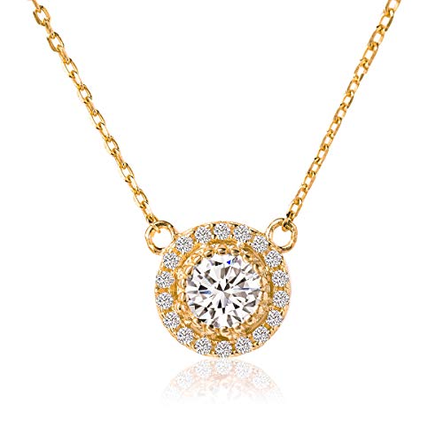 Solitaire Halo - Gold
