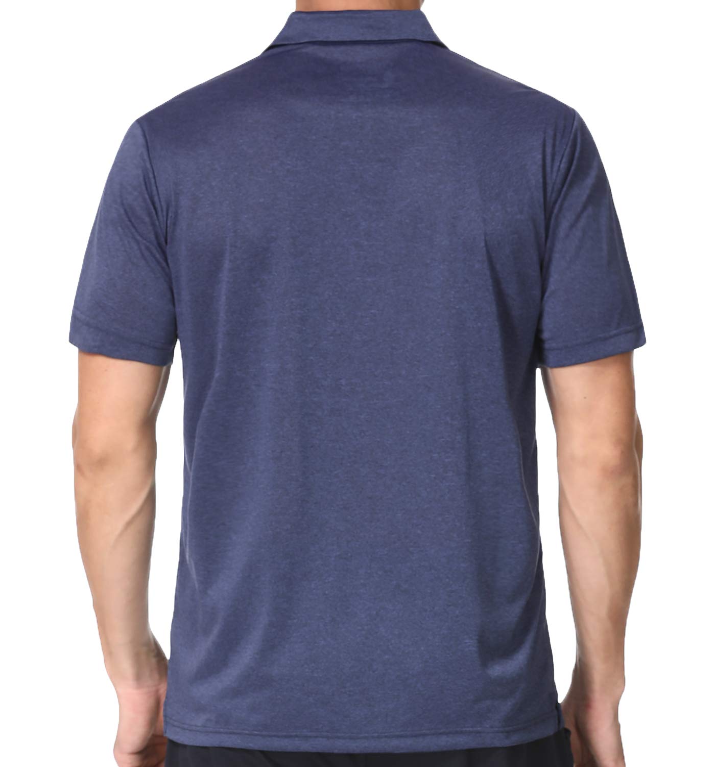 Men's Dry Fit Golf Polo Shirt - Moisture Wicking Performance Shirt for Golf & Outdoor Sports - Perfect for Golfing, Tennis & Casual Wear