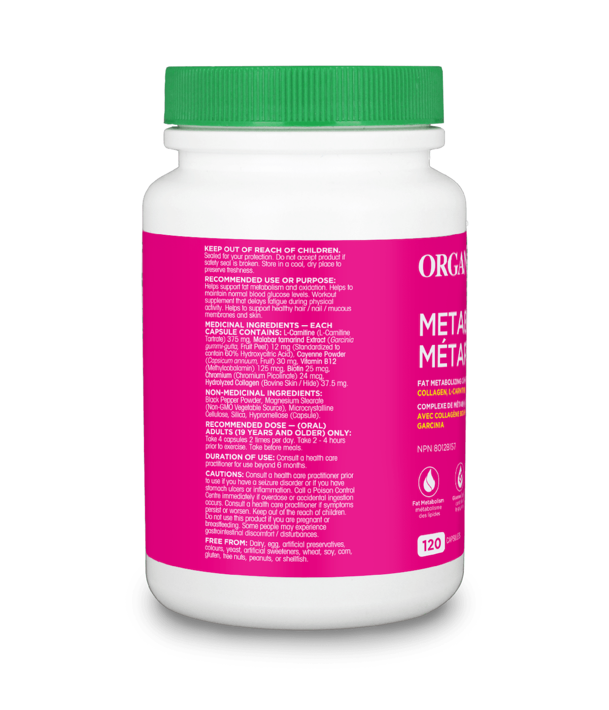 Metaboost Fat Metabolizing Complex Capsules - Weight Loss Supplement for Women & Men - Natural Metabolism Booster for Fat Burning & Energy - Supports Healthy Weight Management at Home & Gym