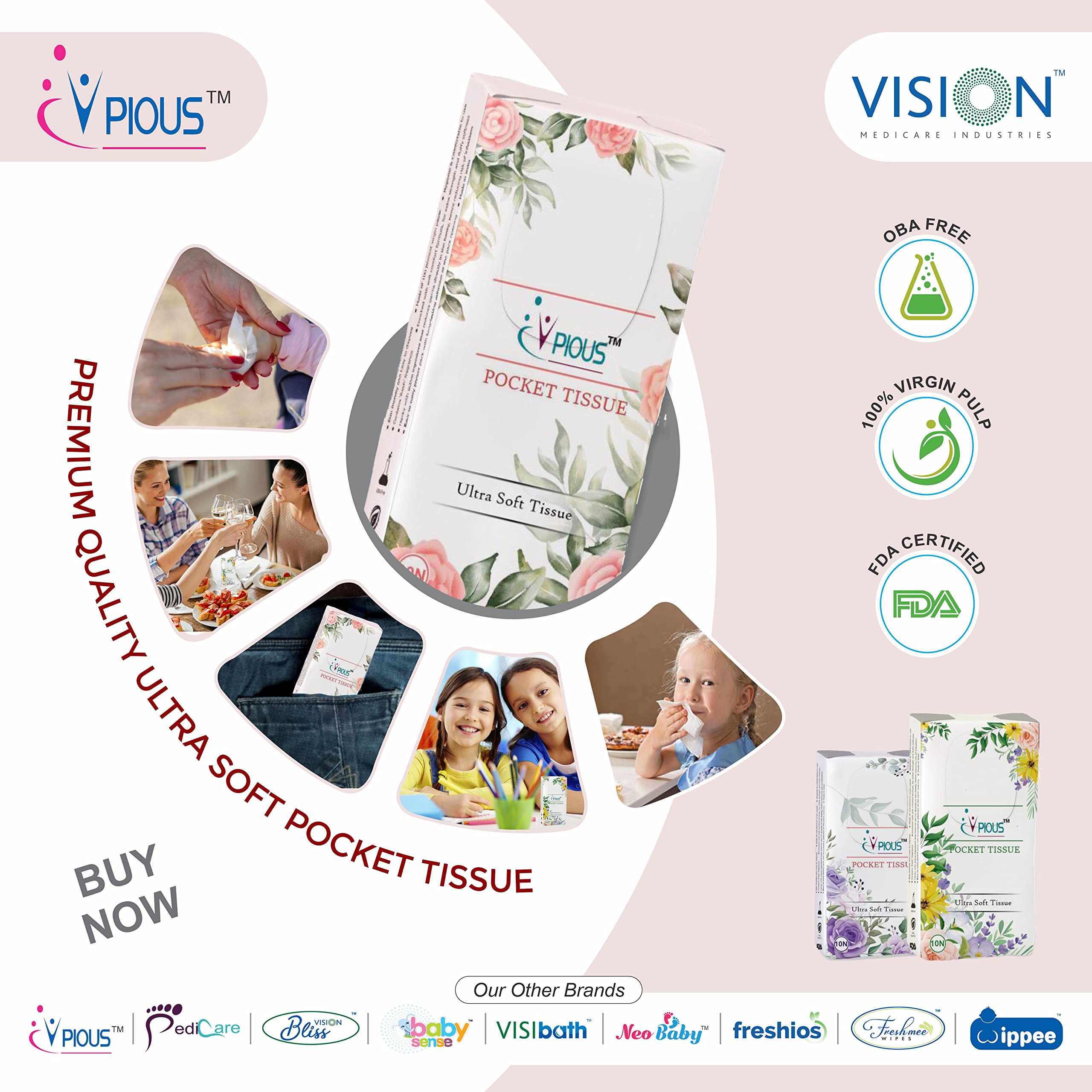 Premium Pocket Hankies & Tissues - 20x20 cm Soft Cotton Handkerchiefs - 10-Pack for Everyday Carry - Perfect for Gentlemen's Suits, Weddings & Formal Events