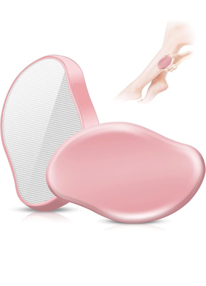 Painless Crystal Hair Eraser - Magic Exfoliating Hair Remover Tool for Men & Women - Silky Smooth Skin on Legs, Arms & Body - At-Home Hair Removal Solution for Smooth Results