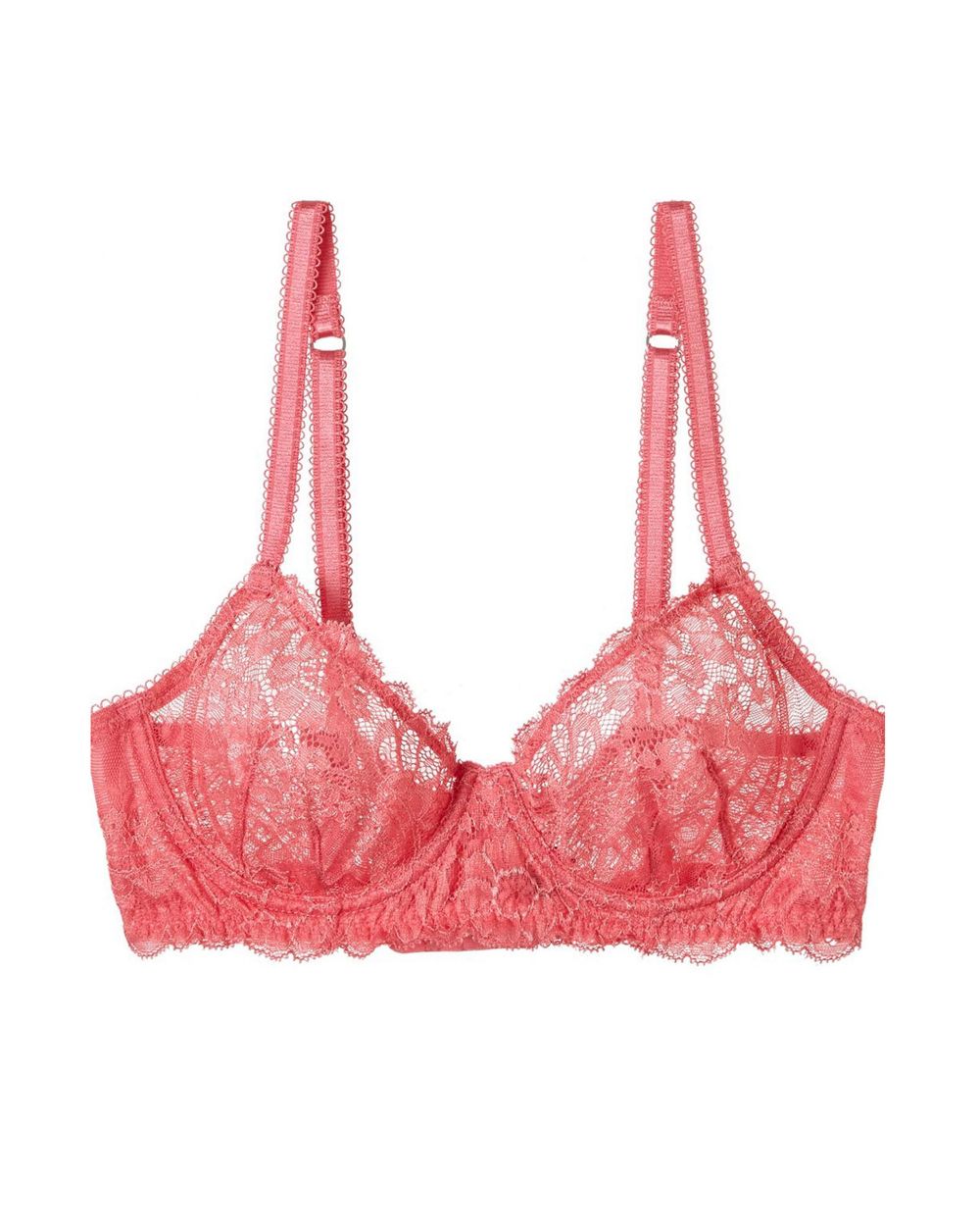 Sexy All Lace Underwire Balconette Bra for Women - Comfortable Push Up Lingerie for Boudoir, Wedding Night & Special Occasions