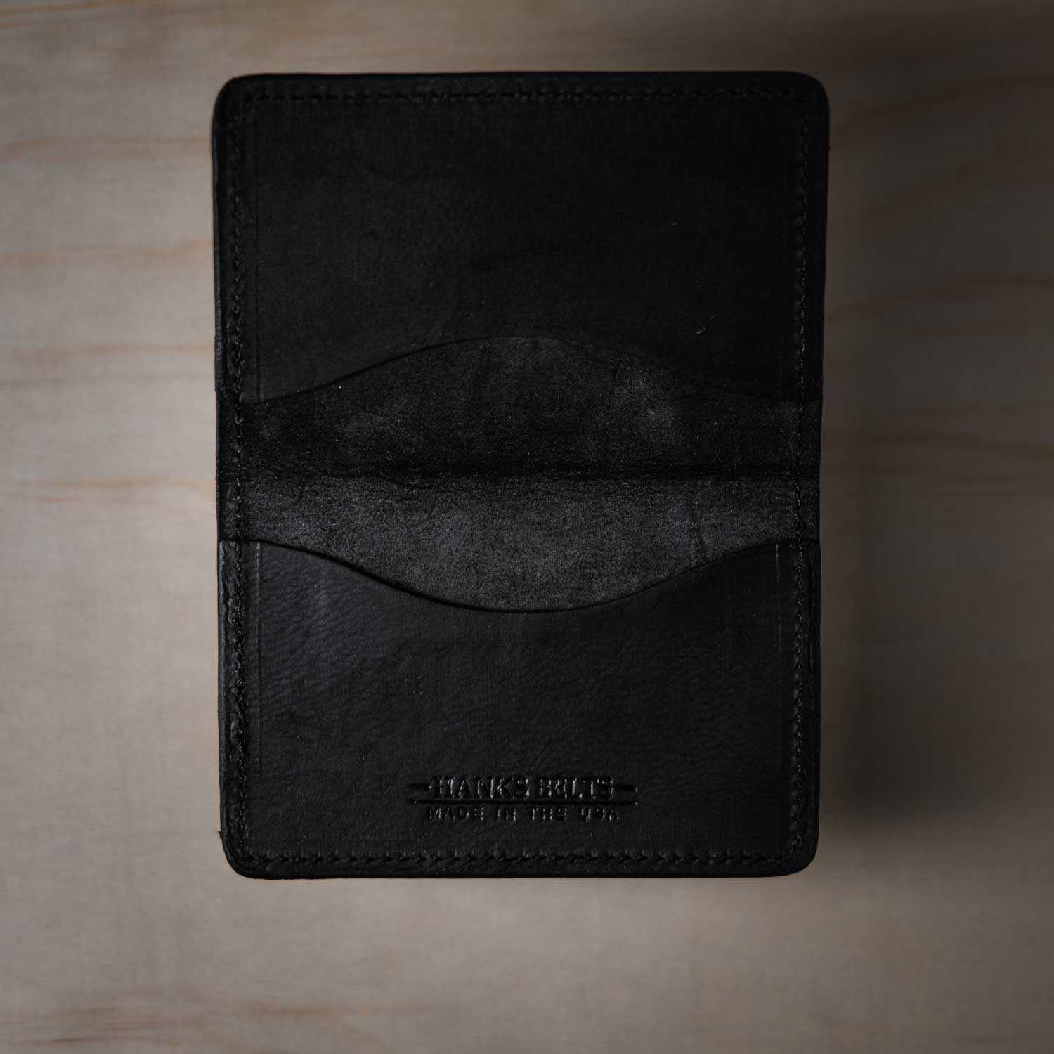 Tupper Slim Bifold RFID Blocking Leather Wallet for Men - Perfect for Everyday Carry, Travel & Business (Black)