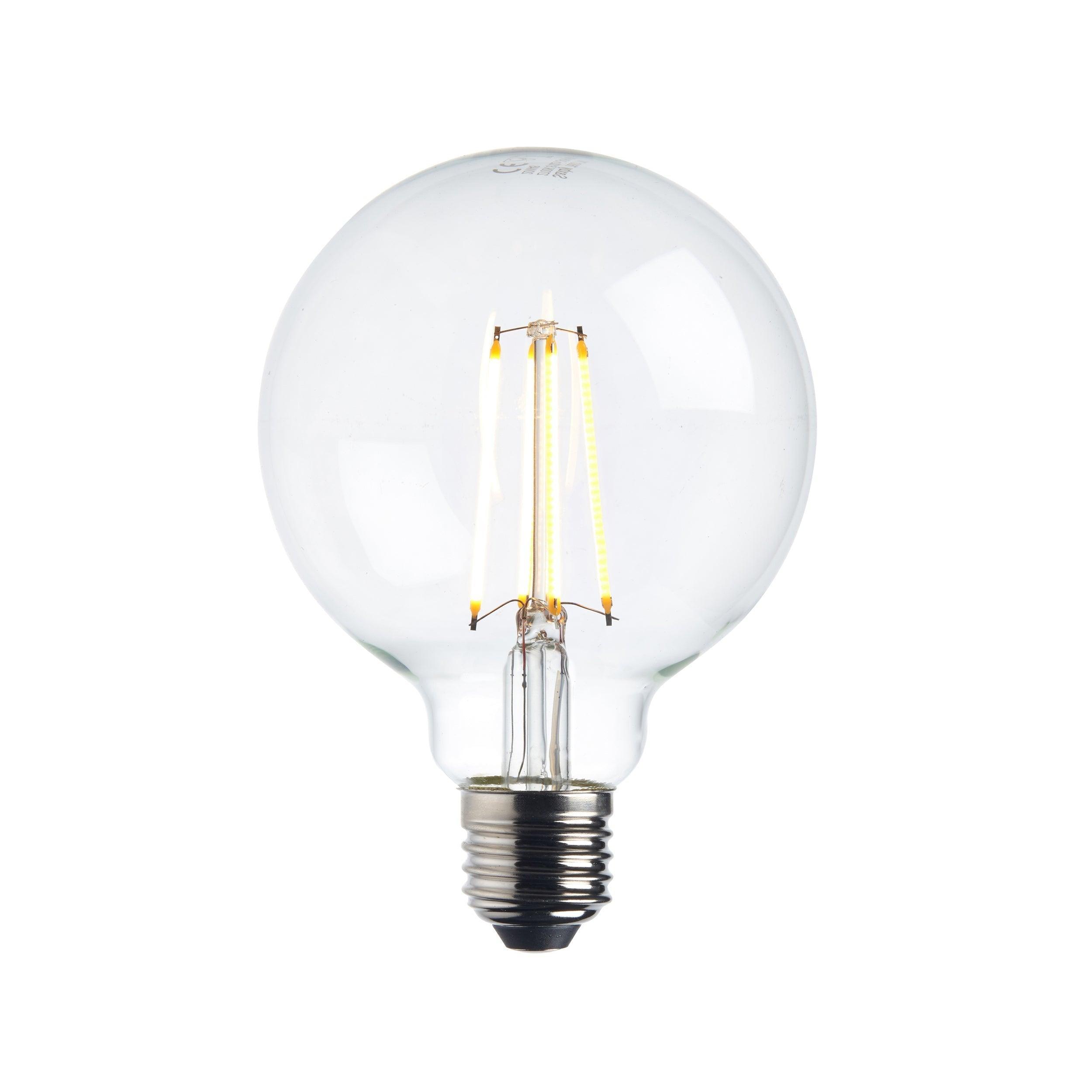 5 Pack E27 LED Filament Bulbs, Warm White 2700K, Dimmable 7W Equivalent to 60W - Perfect for Vintage Lamps, Pendant Lights & Home Decor