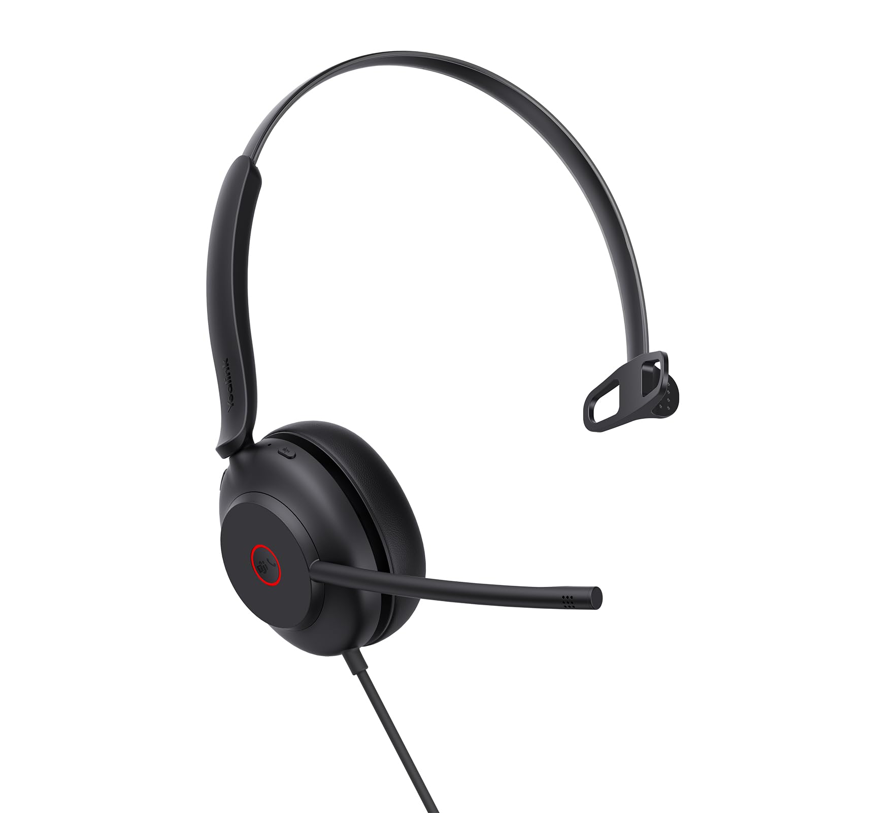 Yealink UH35 Professional USB Headset with Noise Cancelling Microphone - Mono Wired Headset for Calls & Music, Lightweight Comfort Design, Teams Certified - Perfect for Remote Work, Online Meetings & Customer Support