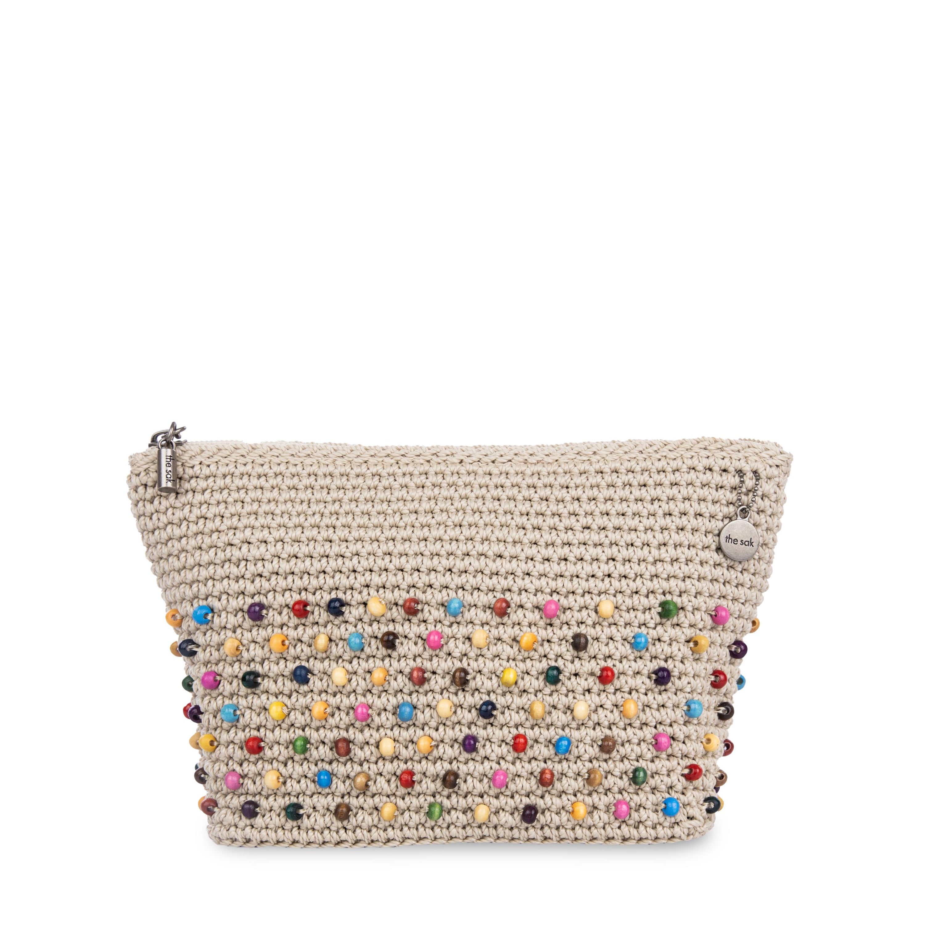 Hand Crochet - Ecru Multi Beads