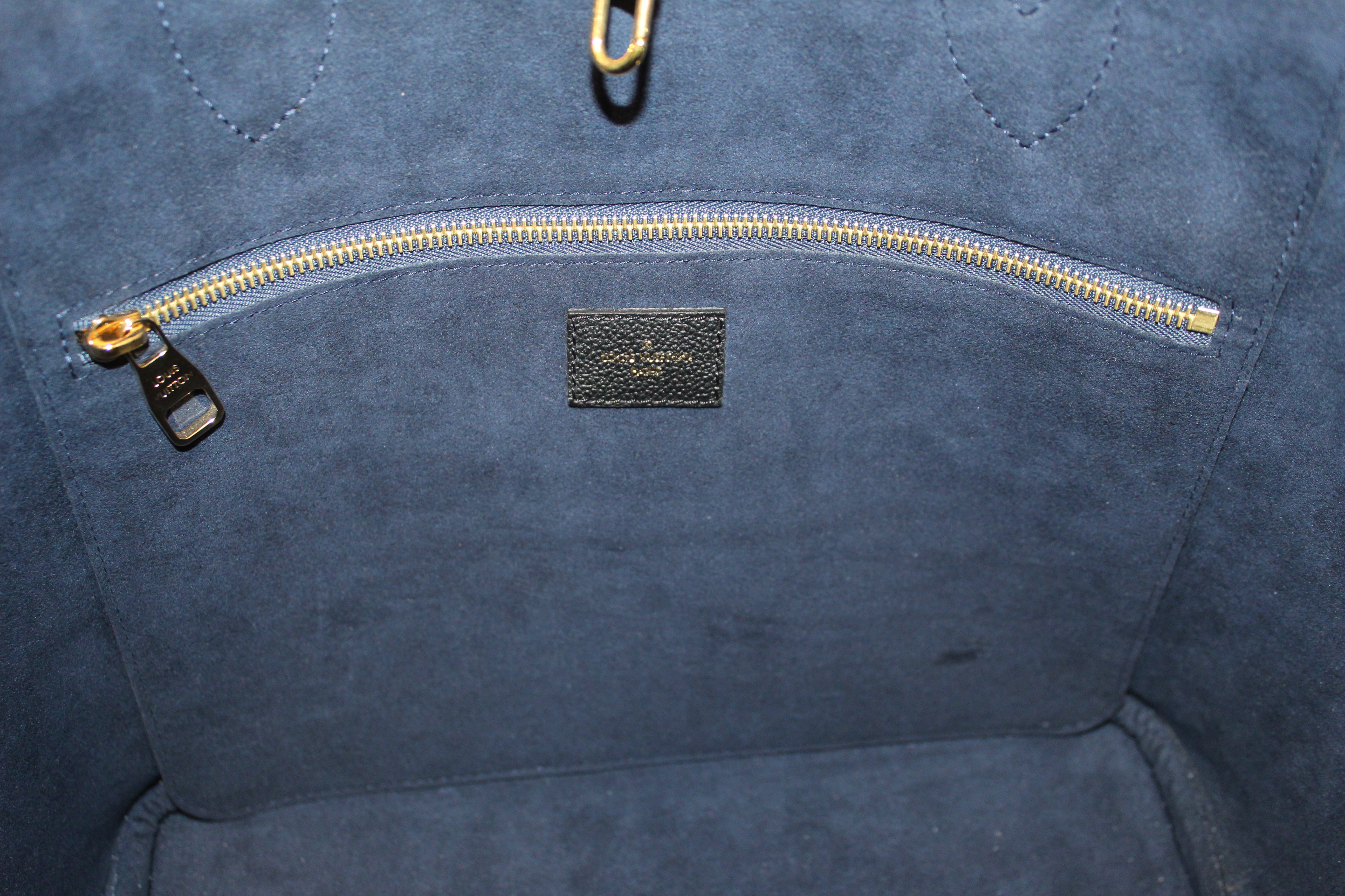 Authentic Louis Vuitton Black Monogram Empreinte Leather Neverfull MM Shoulder Tote Bag - Luxury Designer Handbag for Women, Perfect for Work, Travel & Everyday Use