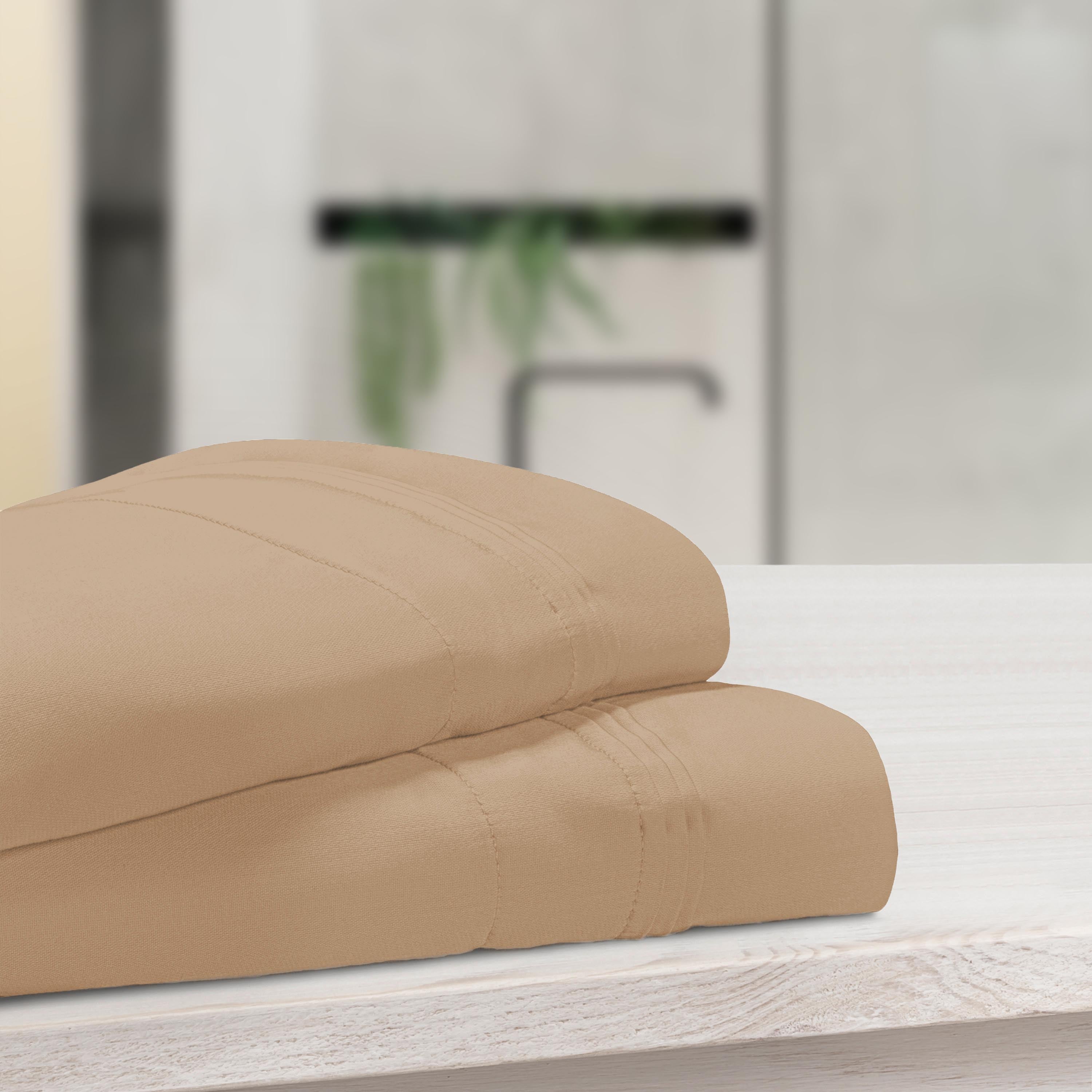 Premium 1000 Thread Count Egyptian Cotton Pillowcase Set - Ultra Soft & Breathable for Luxury Bedding - Perfect for Home, Hotel, and Travel Use