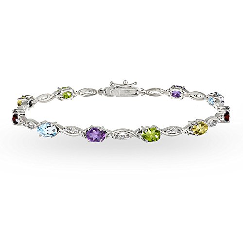 Multi Gem - Sterling Silver
