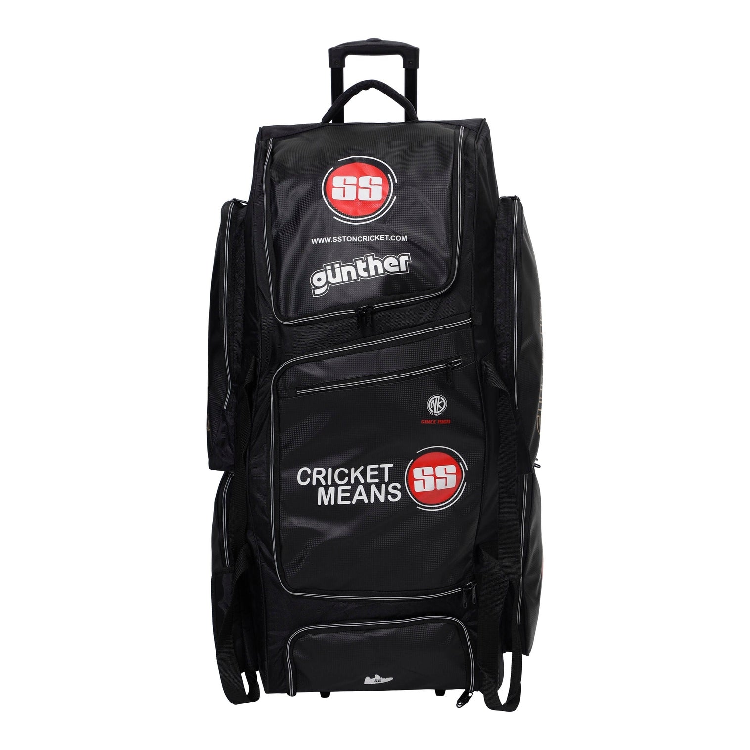 SS Gunther Wheelie Duffle Cricket Bag - Premium Cricket Equipment for Travel & Practice | Perfect for Cricket Players, Coaches & Sports Enthusiasts